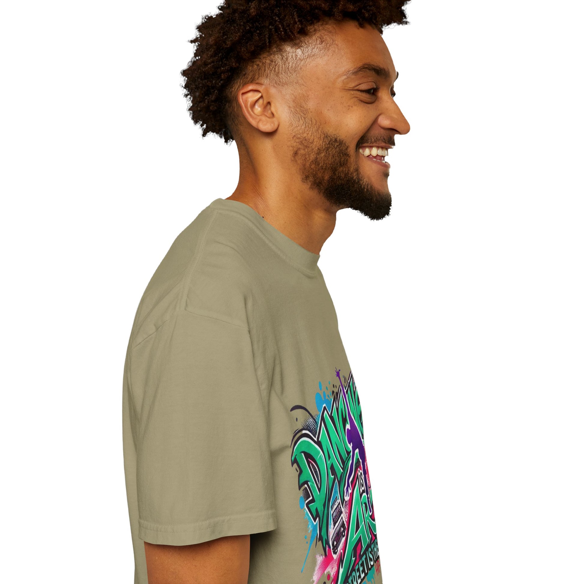 Artistic Dance T-Shirt, Urban Dance Tee, Street Art Apparel, Gift for Dancers, Graffiti Shirt, Colorful Expression Tee