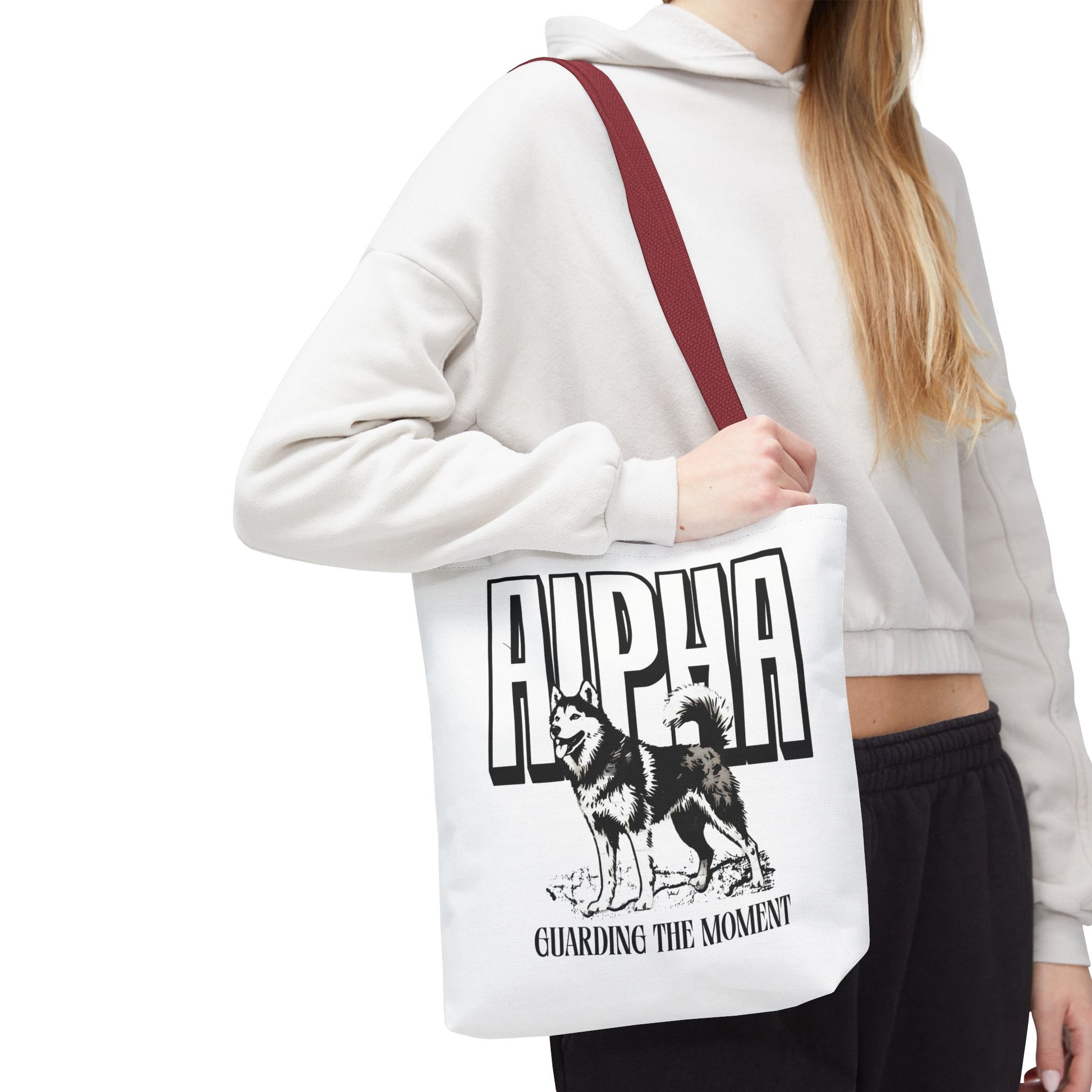 Alpha Dog Tote Bag - Unique Carryall for Dog Lovers, Gift for Pet Owners, Stylish Reusable Bag, Daily Use, Eco-Friendly Shopping
