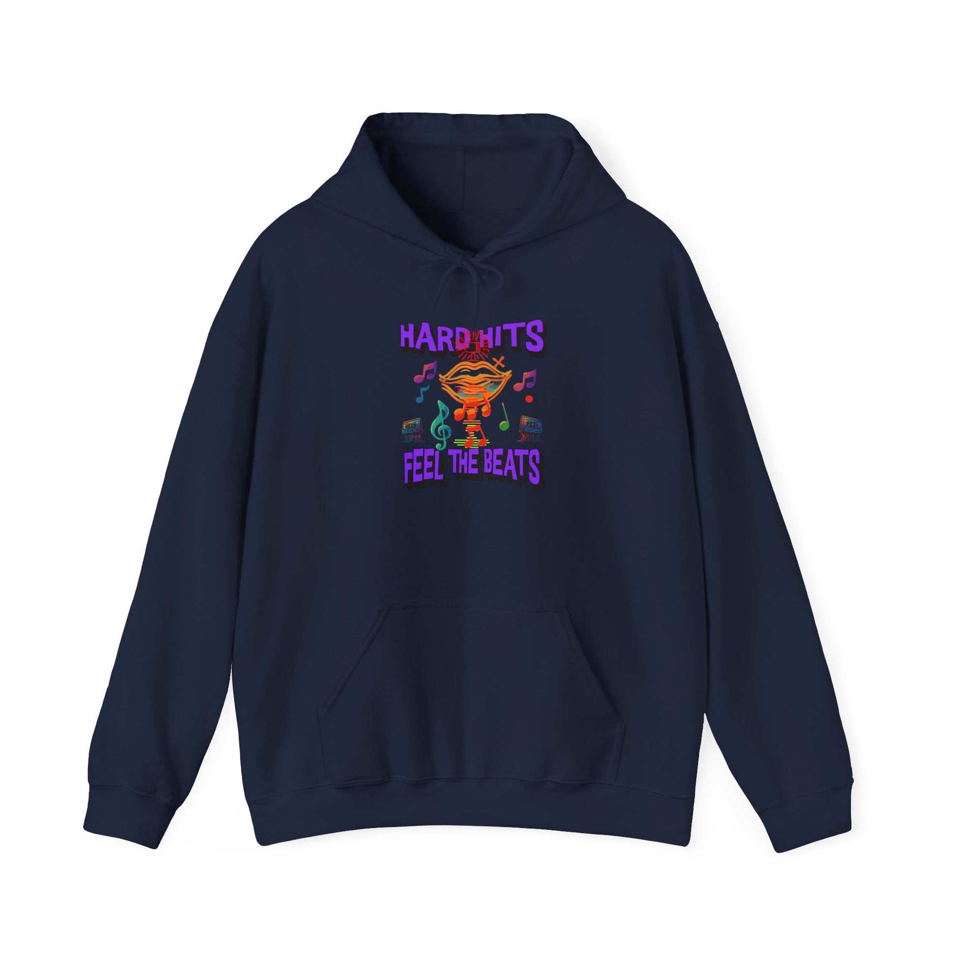 Music Vibes Hooded Sweatshirt - Feel the Beats, Unisex Hoodie, Comfortable Sweatshirt, Perfect Gift for Music Lovers, Casual Wear