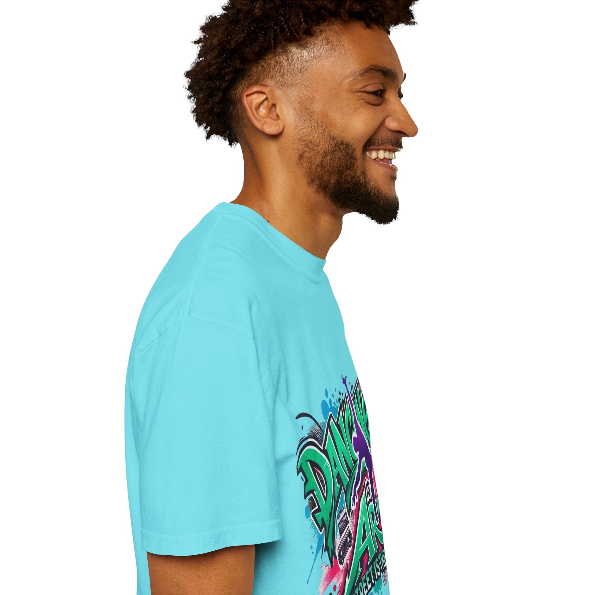 Artistic Dance T-Shirt, Urban Dance Tee, Street Art Apparel, Gift for Dancers, Graffiti Shirt, Colorful Expression Tee