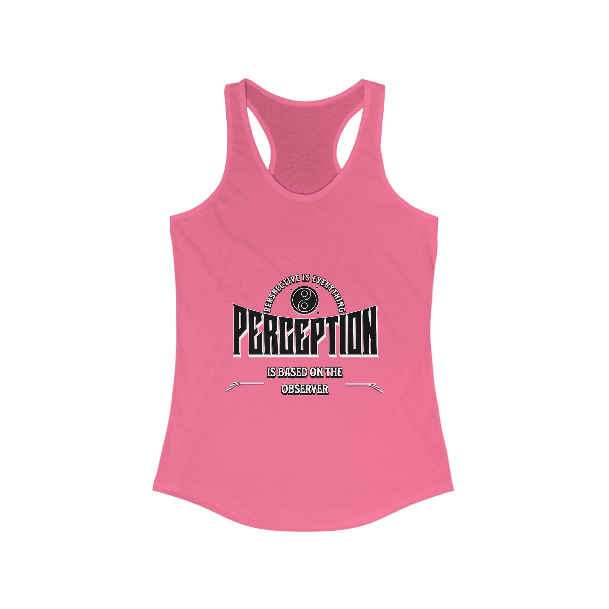 Women's Motivational Racerback Tank Top, Inspirational Workout Tee, Casual Yoga Shirt, Gift for Her, Fitness Apparel