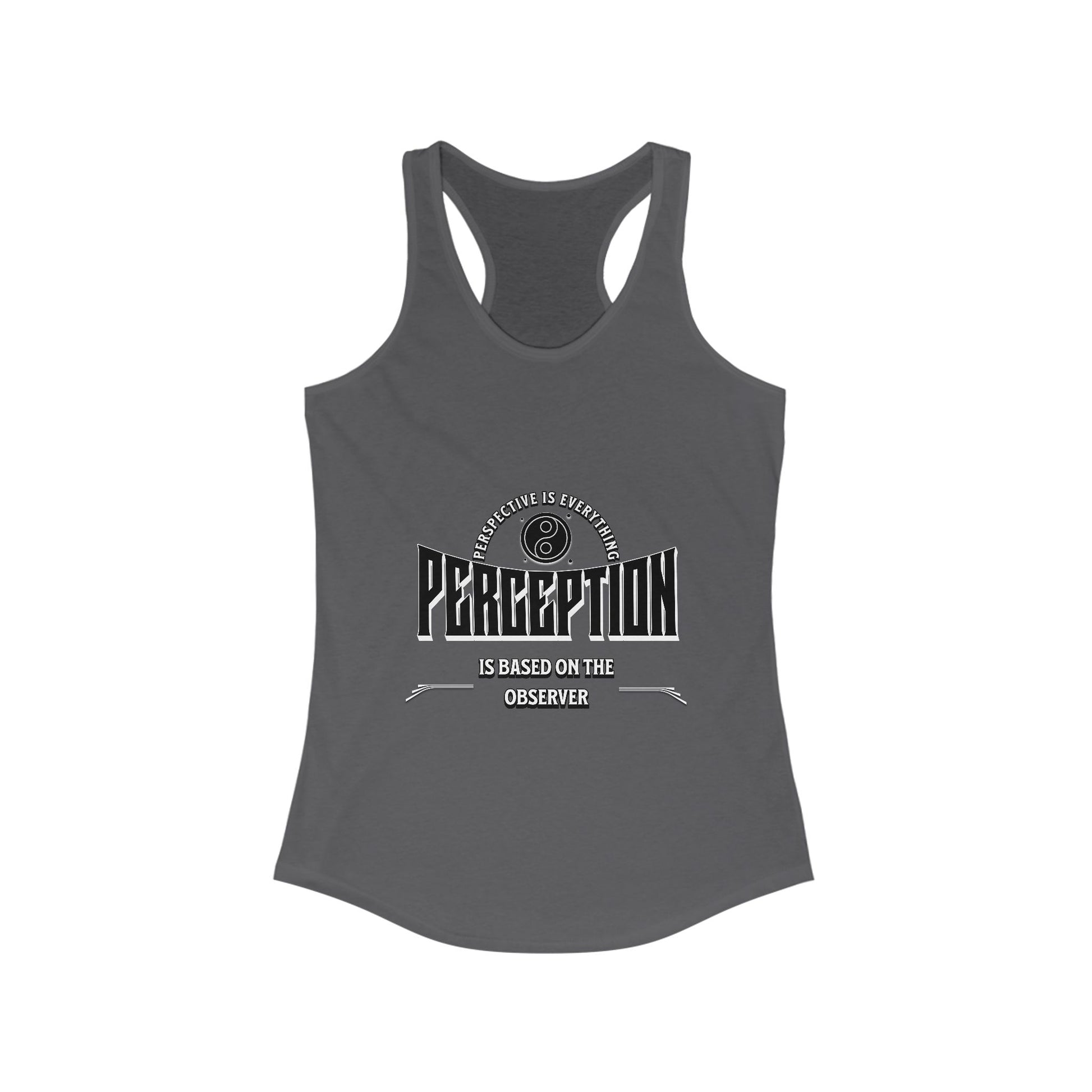 Women's Motivational Racerback Tank Top, Inspirational Workout Tee, Casual Yoga Shirt, Gift for Her, Fitness Apparel