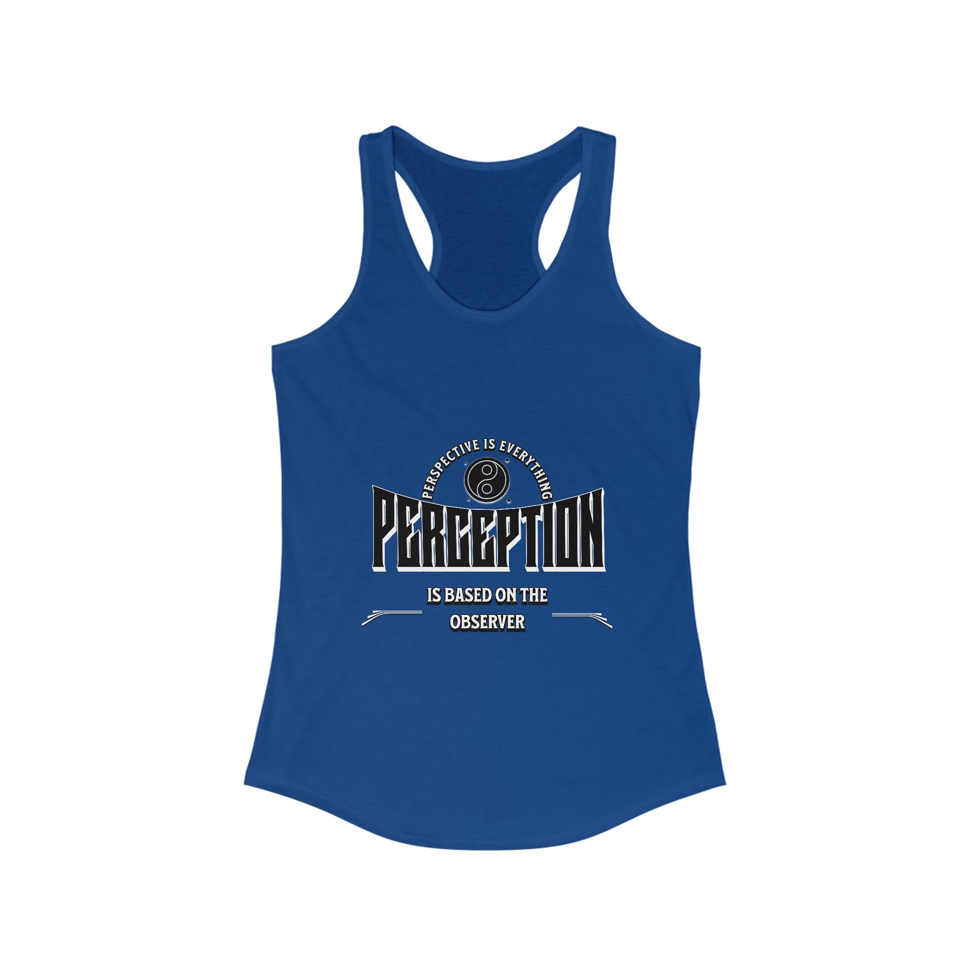Women's Motivational Racerback Tank Top, Inspirational Workout Tee, Casual Yoga Shirt, Gift for Her, Fitness Apparel