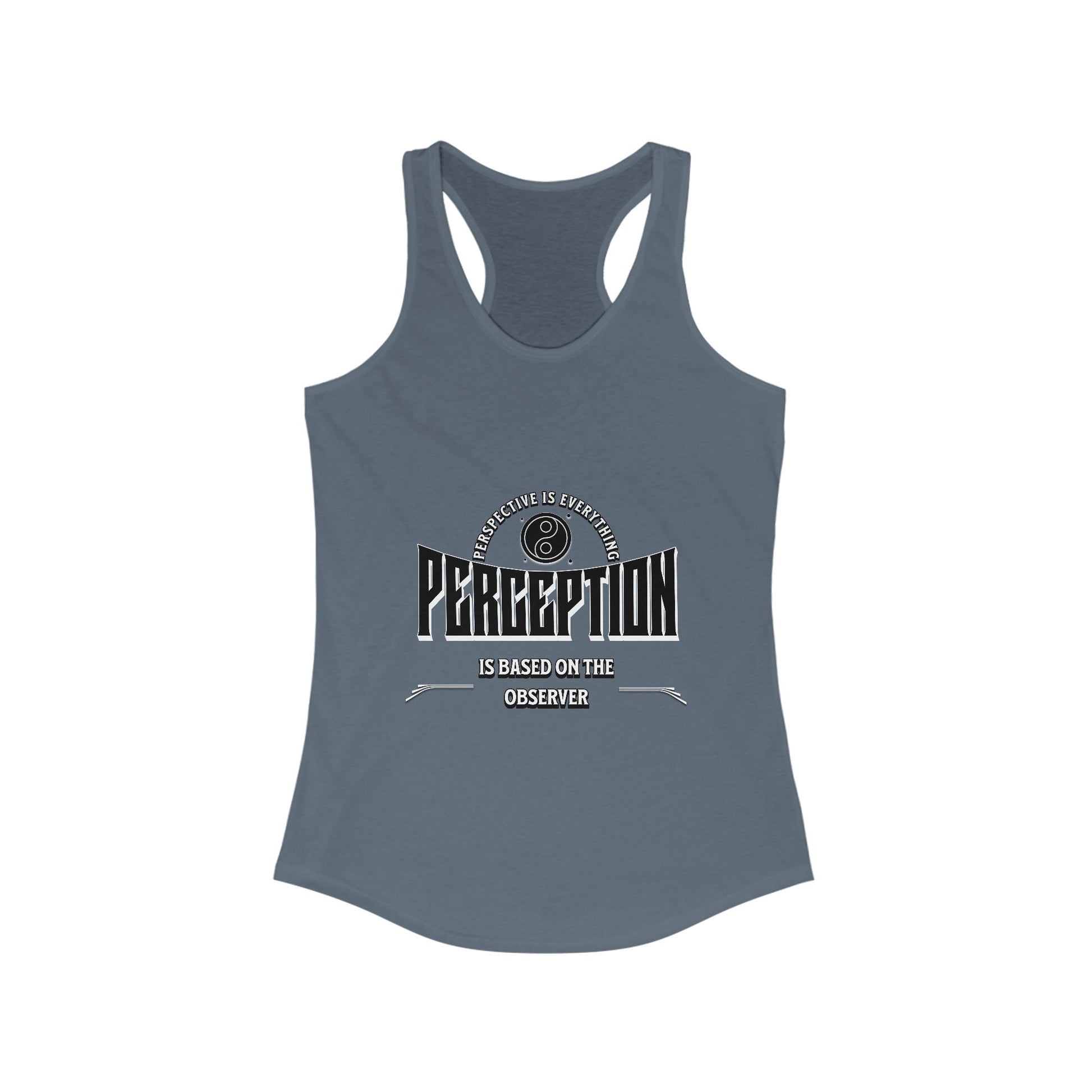 Women's Motivational Racerback Tank Top, Inspirational Workout Tee, Casual Yoga Shirt, Gift for Her, Fitness Apparel