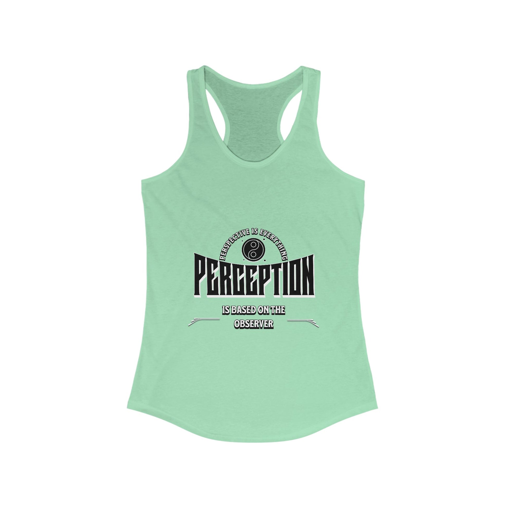 Women's Motivational Racerback Tank Top, Inspirational Workout Tee, Casual Yoga Shirt, Gift for Her, Fitness Apparel