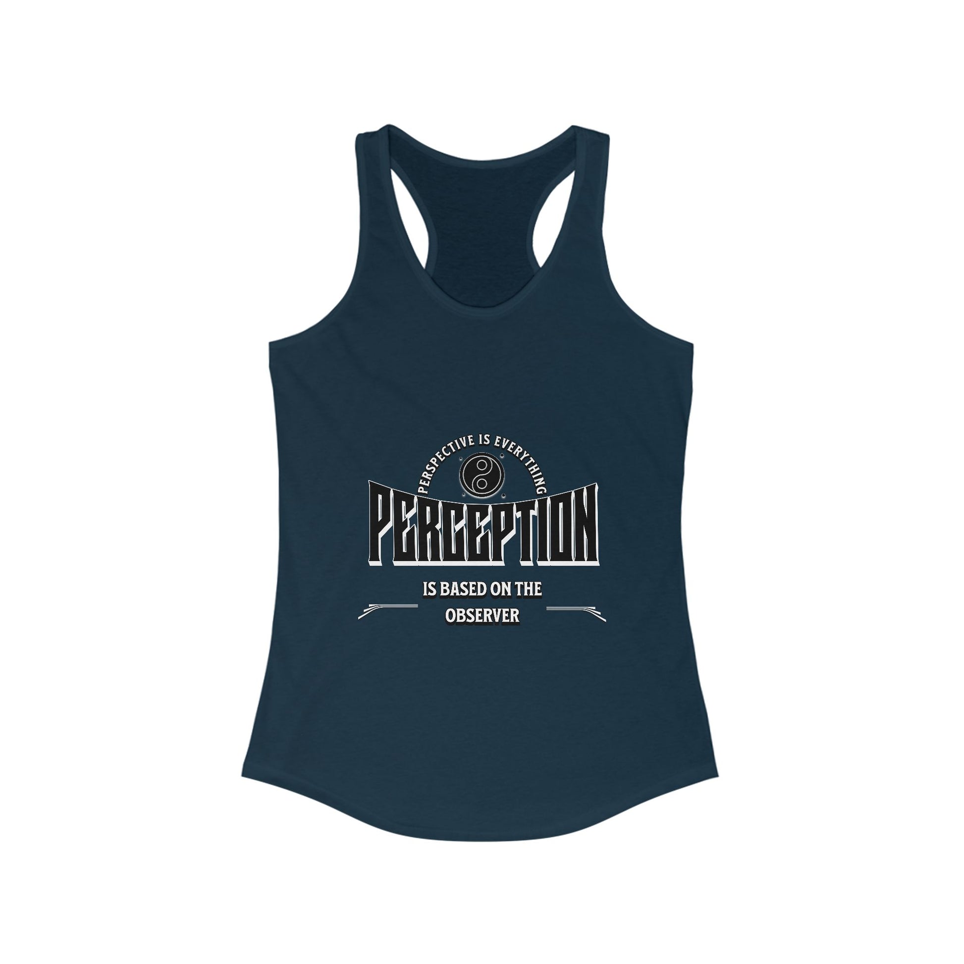 Women's Motivational Racerback Tank Top, Inspirational Workout Tee, Casual Yoga Shirt, Gift for Her, Fitness Apparel