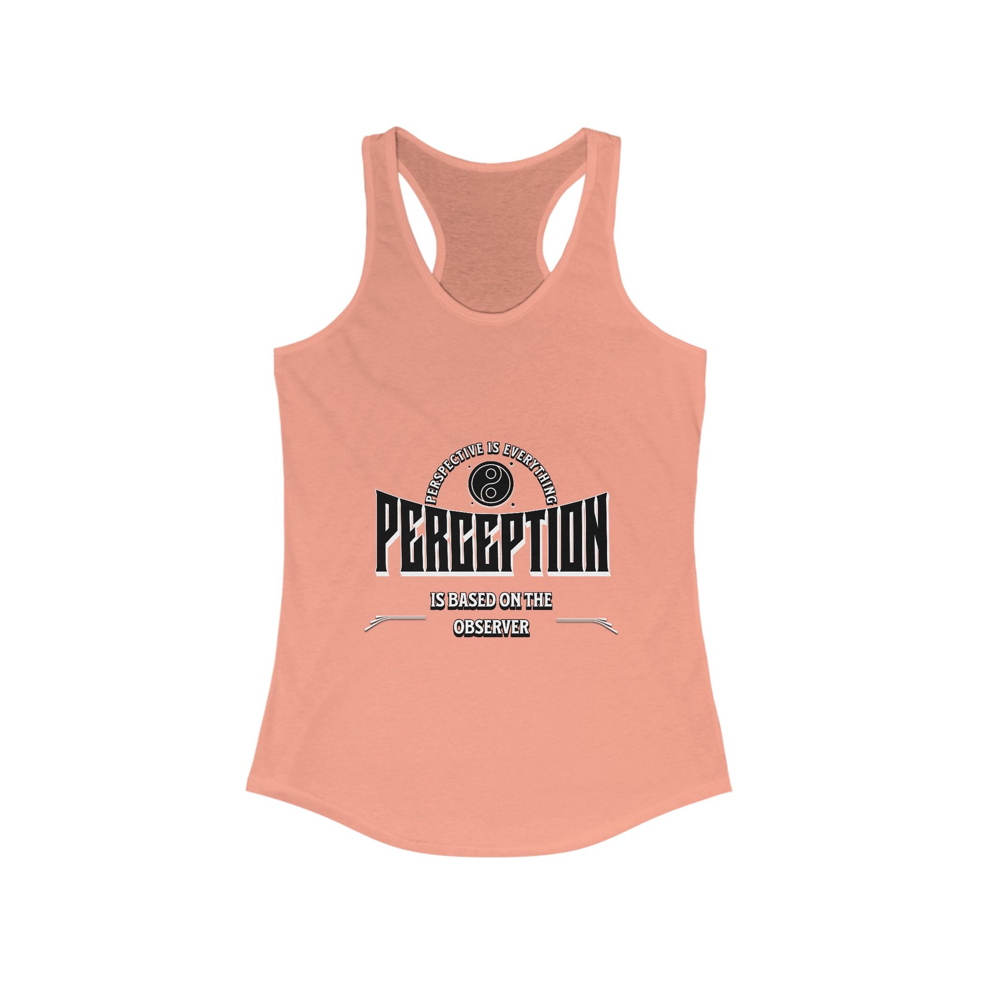 Women's Motivational Racerback Tank Top, Inspirational Workout Tee, Casual Yoga Shirt, Gift for Her, Fitness Apparel
