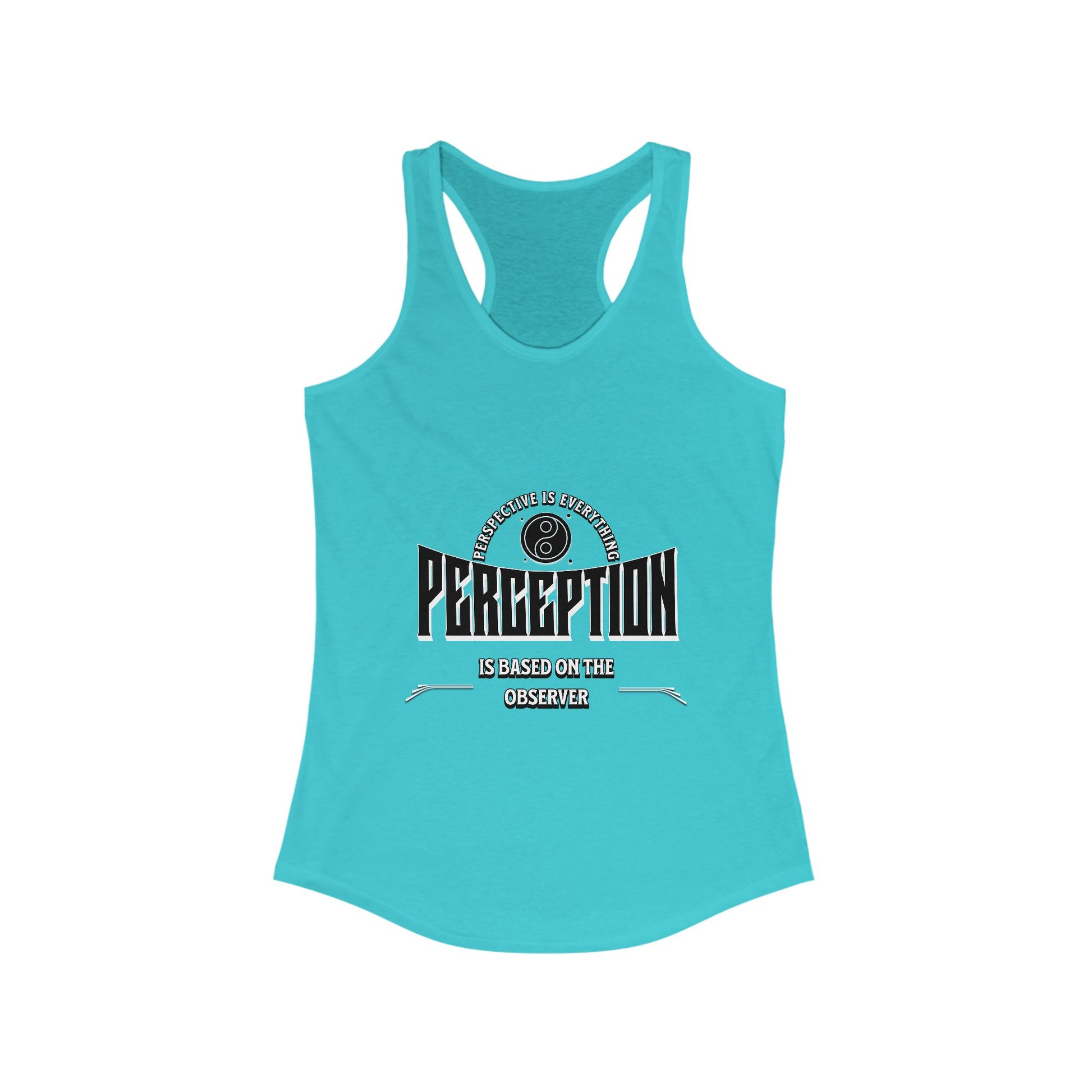 Women's Motivational Racerback Tank Top, Inspirational Workout Tee, Casual Yoga Shirt, Gift for Her, Fitness Apparel