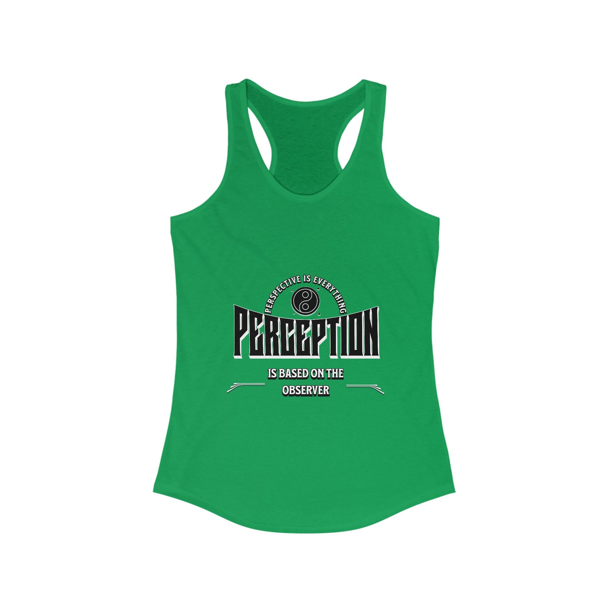 Women's Motivational Racerback Tank Top, Inspirational Workout Tee, Casual Yoga Shirt, Gift for Her, Fitness Apparel