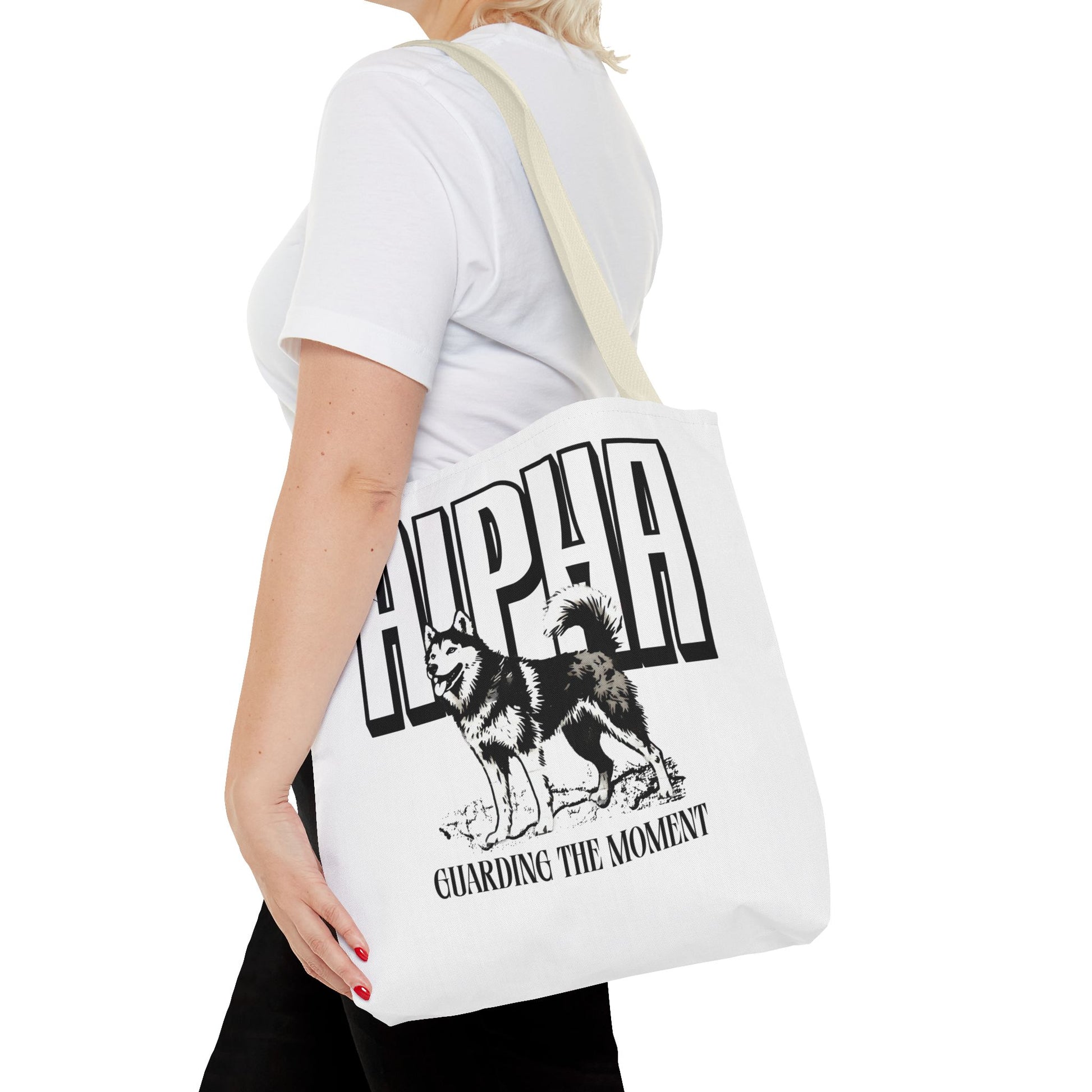 Alpha Dog Tote Bag - Unique Carryall for Dog Lovers, Gift for Pet Owners, Stylish Reusable Bag, Daily Use, Eco-Friendly Shopping