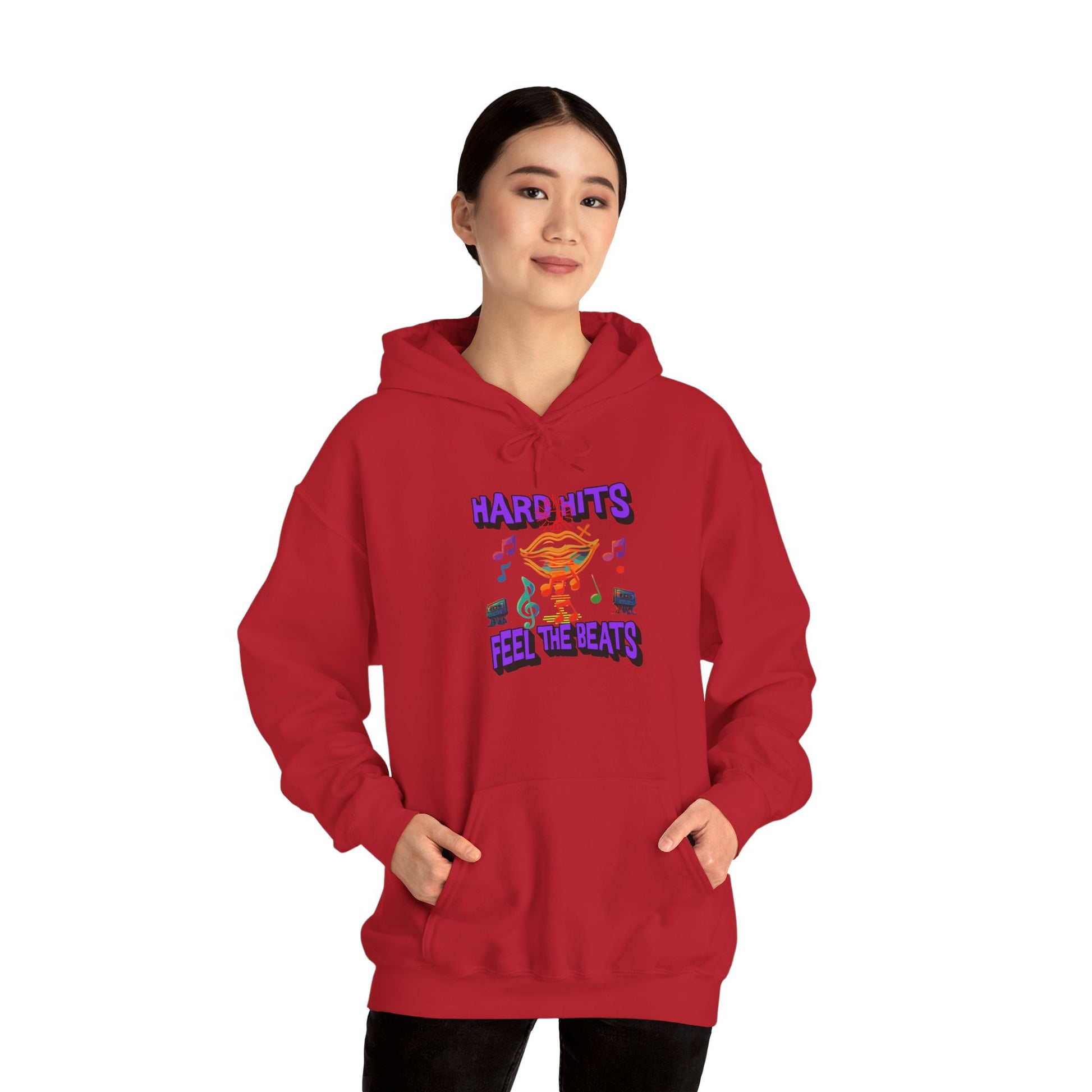 Music Vibes Hooded Sweatshirt - Feel the Beats, Unisex Hoodie, Comfortable Sweatshirt, Perfect Gift for Music Lovers, Casual Wear