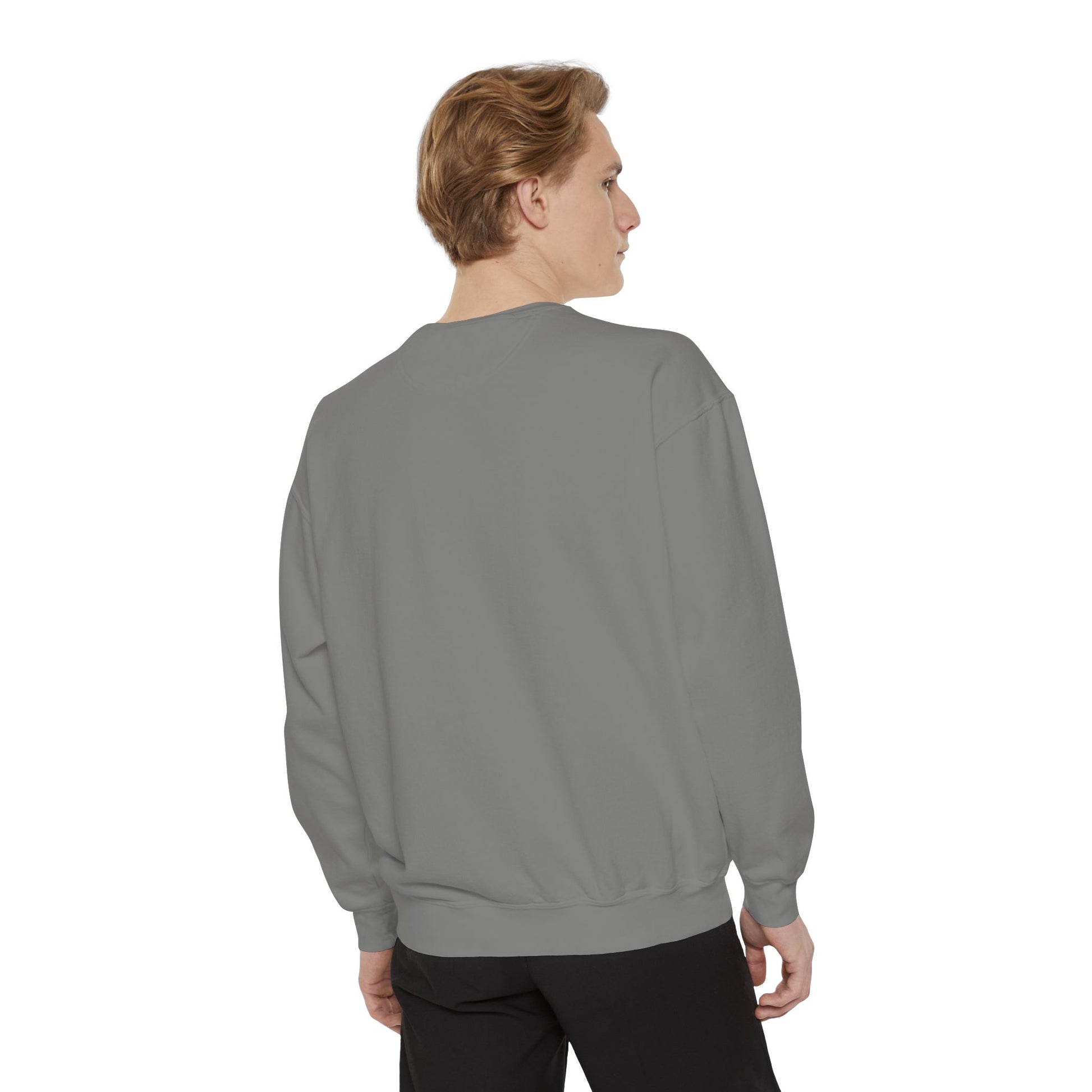 Garment-Dyed Sweatshirt - 'Blind to Reality' Statement Sweatshirt, Cozy Casual Wear, Motivational Gift, Unisex Apparel, [...]
