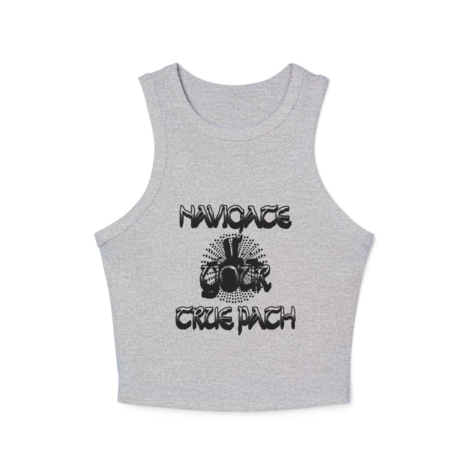 Chic Women’s Crop Tank Top with Graphic Design, Summer Essentials, Casual Wear, Festival Outfit, Gift for Her
