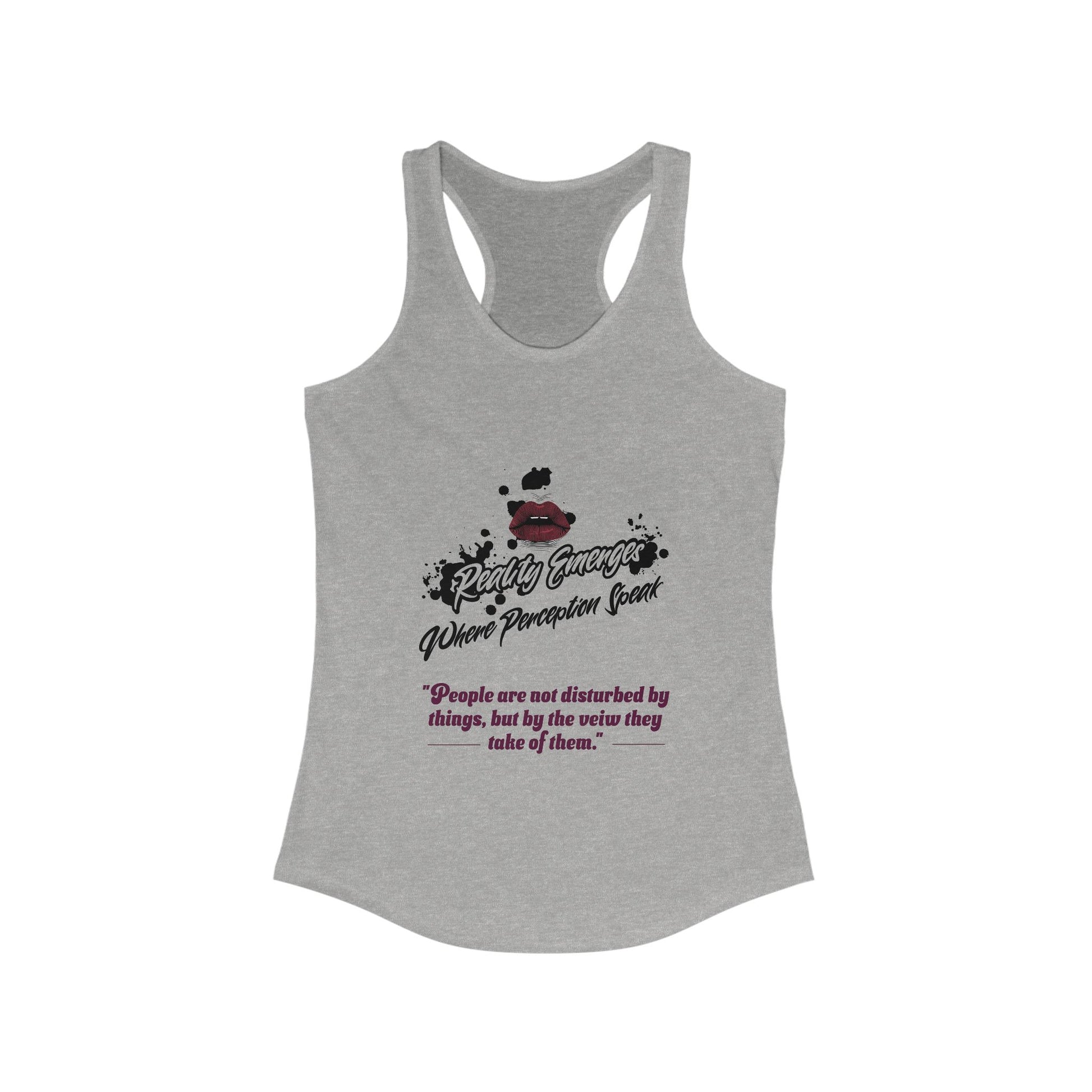 Racerback Tank, Inspirational Workout Top, Motivational Fitness Apparel, Gift for Her, Stand Out in Style