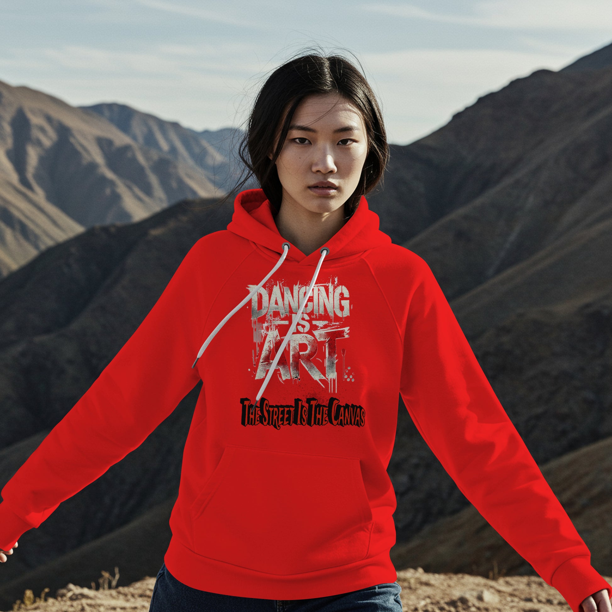 Dancing Is Art Hoodie, Unisex Hoodie for Dancers, Gift for Dance Lovers, Artistic Apparel for Performances, Creative Hoodie