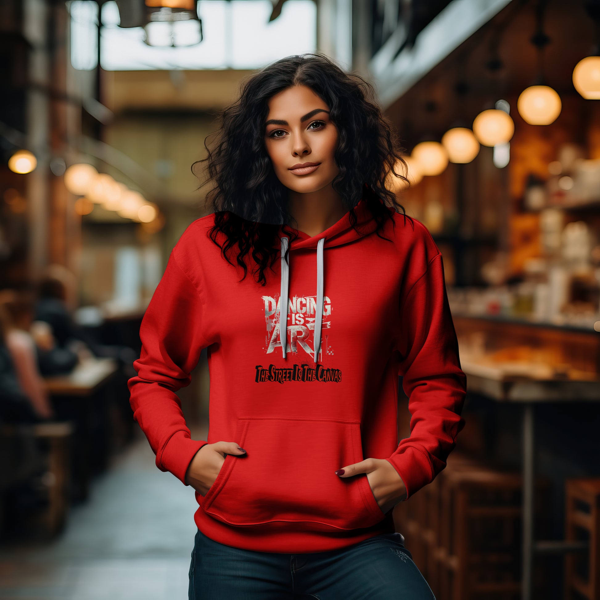 Dancing Is Art Hoodie, Unisex Hoodie for Dancers, Gift for Dance Lovers, Artistic Apparel for Performances, Creative Hoodie