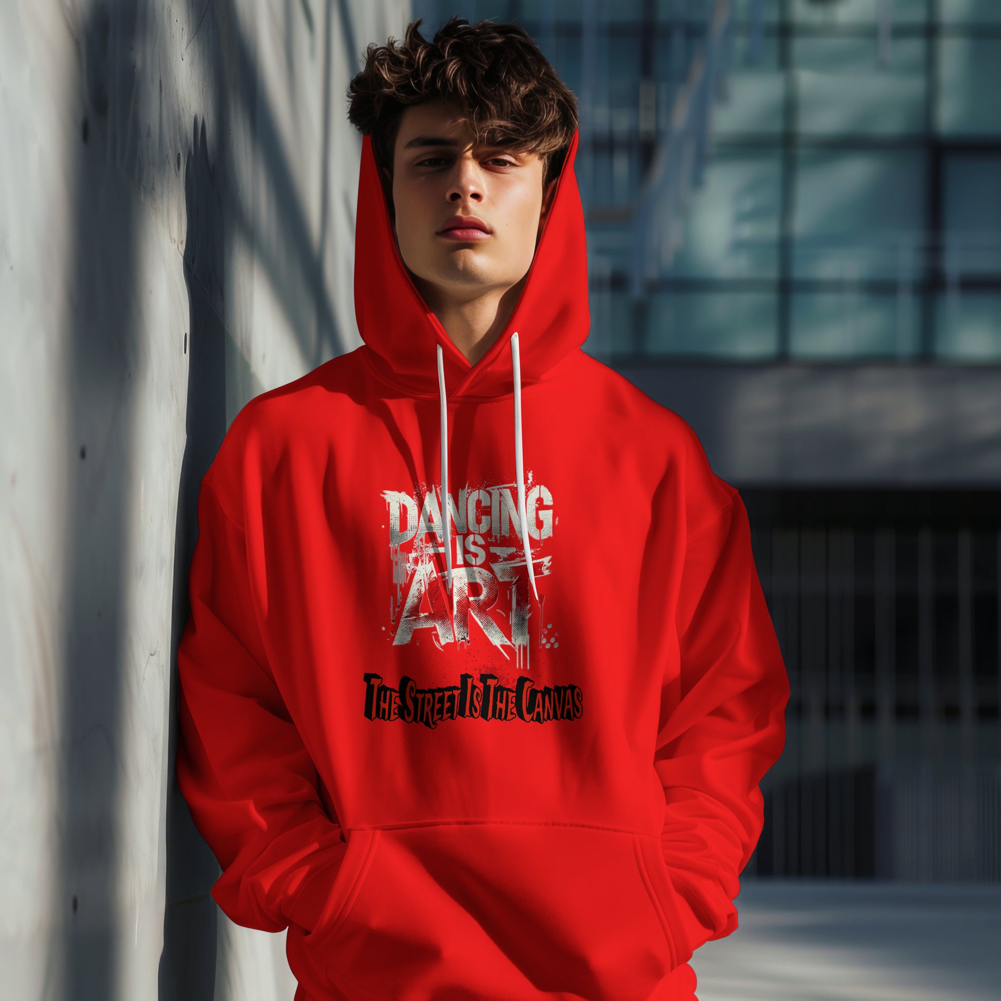 Dancing Is Art Hoodie, Unisex Hoodie for Dancers, Gift for Dance Lovers, Artistic Apparel for Performances, Creative Hoodie