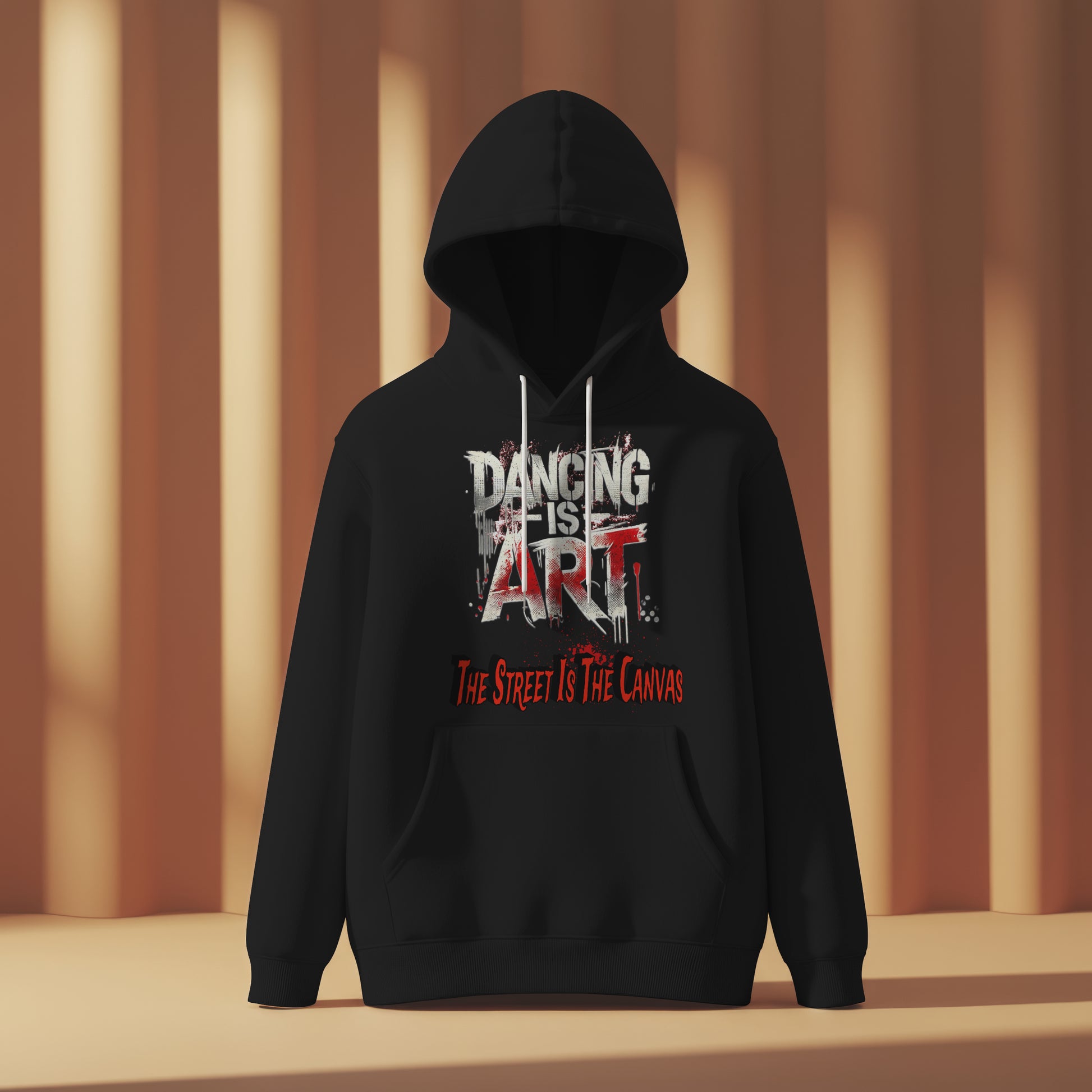 Dancing Is Art Hoodie, Unisex Hoodie for Dancers, Gift for Dance Lovers, Artistic Apparel for Performances, Creative Hoodie
