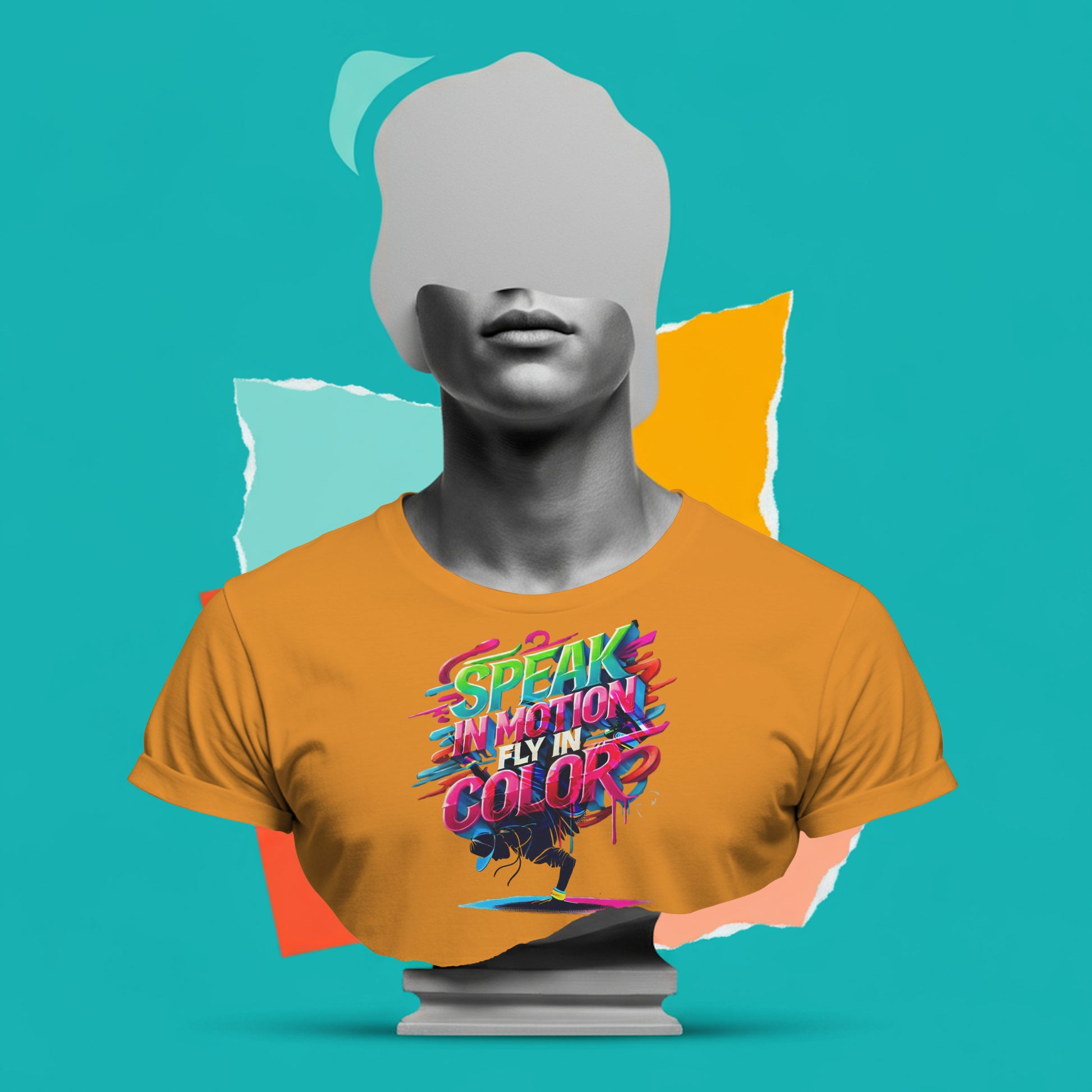 Electric Silence Tee - SPEAK IN MOTION, FLY IN COLOR