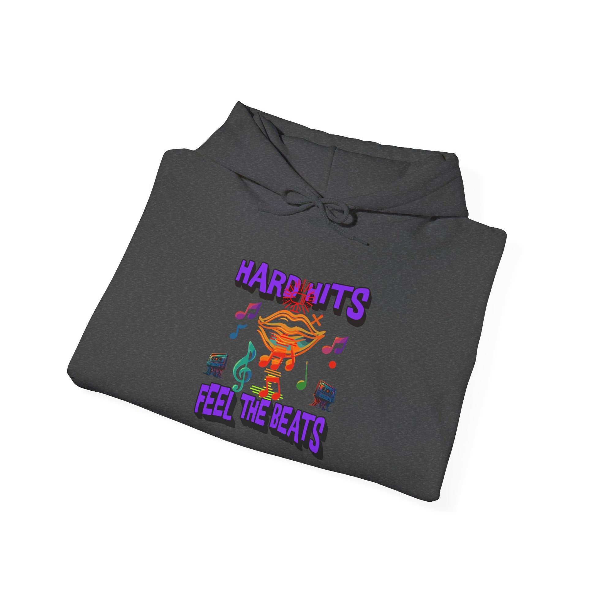 Music Vibes Hooded Sweatshirt - Feel the Beats, Unisex Hoodie, Comfortable Sweatshirt, Perfect Gift for Music Lovers, Casual Wear