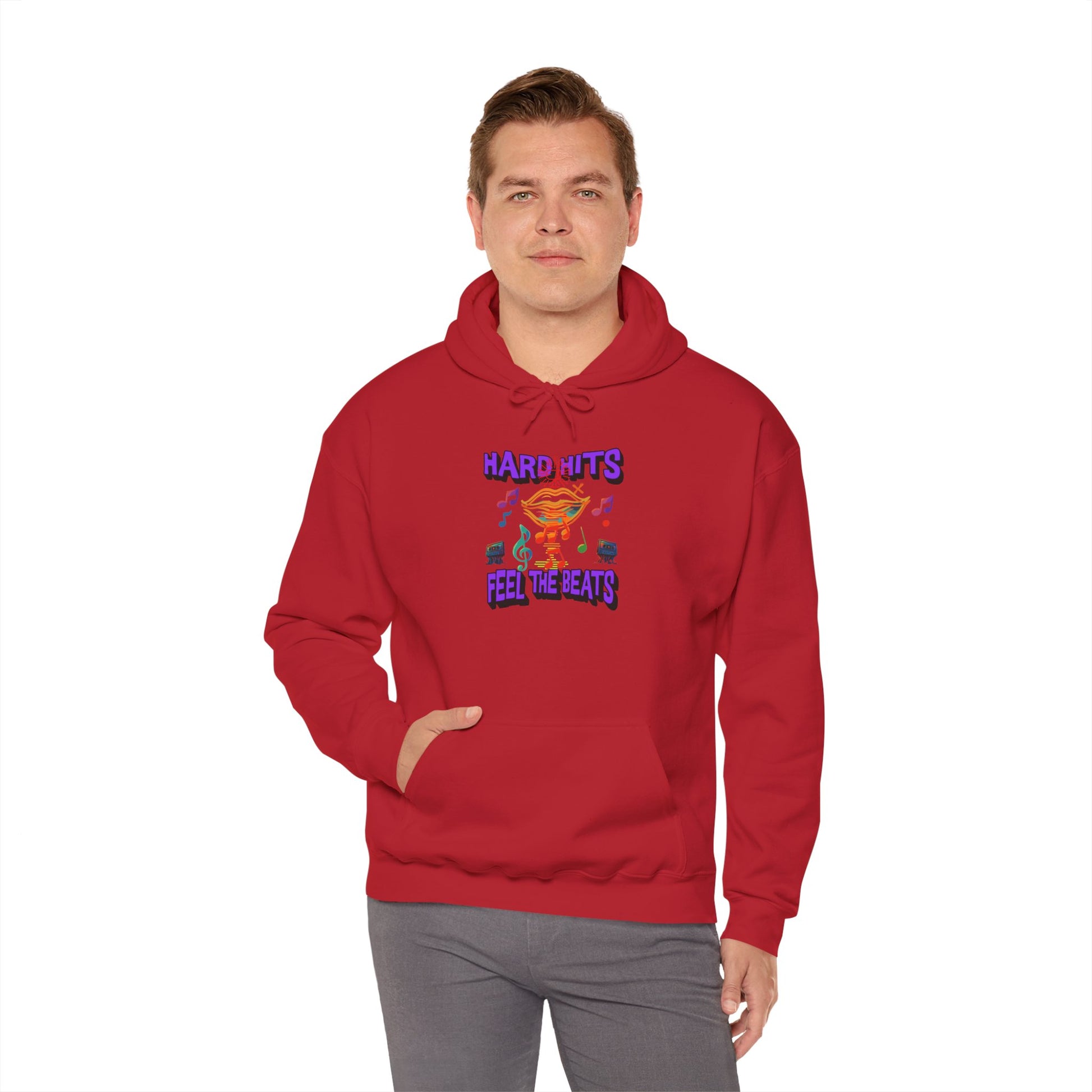 Music Vibes Hooded Sweatshirt - Feel the Beats, Unisex Hoodie, Comfortable Sweatshirt, Perfect Gift for Music Lovers, Casual Wear