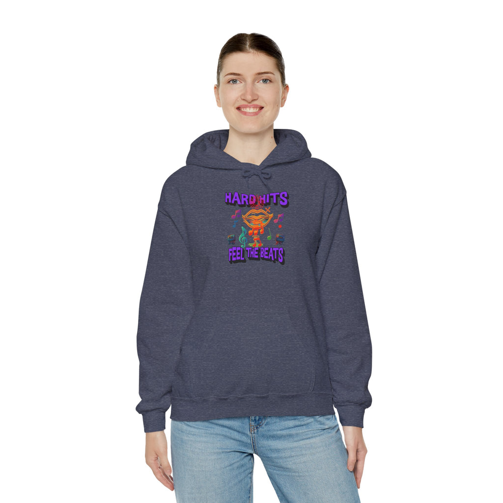 Music Vibes Hooded Sweatshirt - Feel the Beats, Unisex Hoodie, Comfortable Sweatshirt, Perfect Gift for Music Lovers, Casual Wear