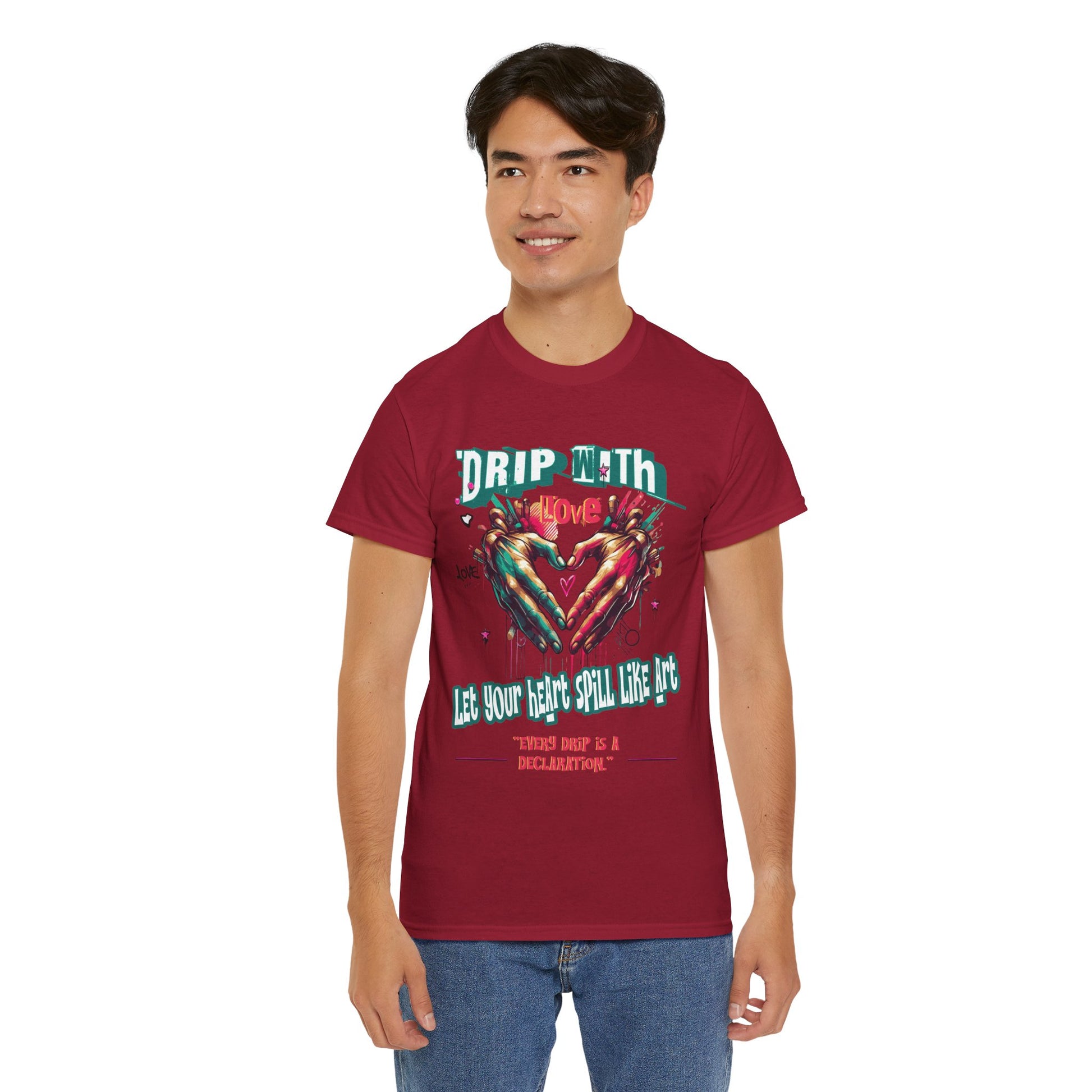 Graphic Tee: DRIP WITH Love Streetwear Design