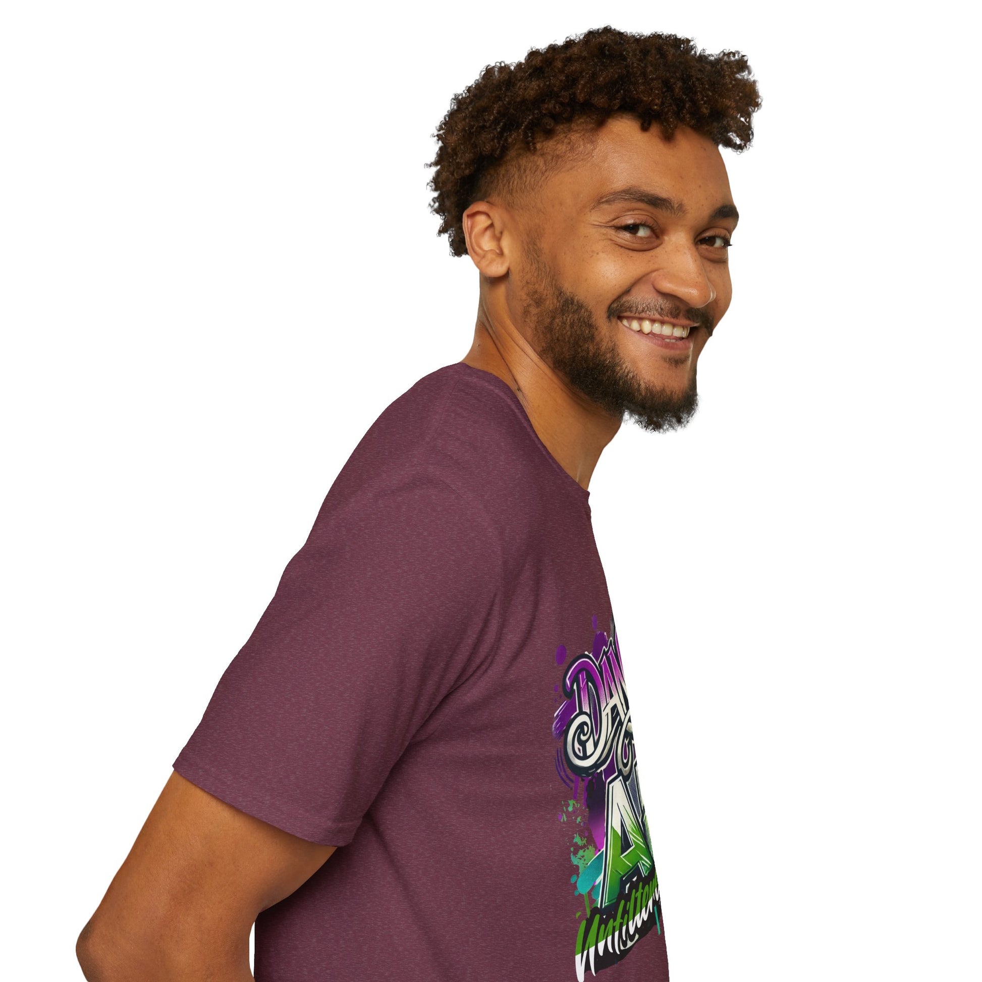 Dance Tee Unisex Softstyle T-Shirt: Dancing is Art & Unfiltered Moves Design