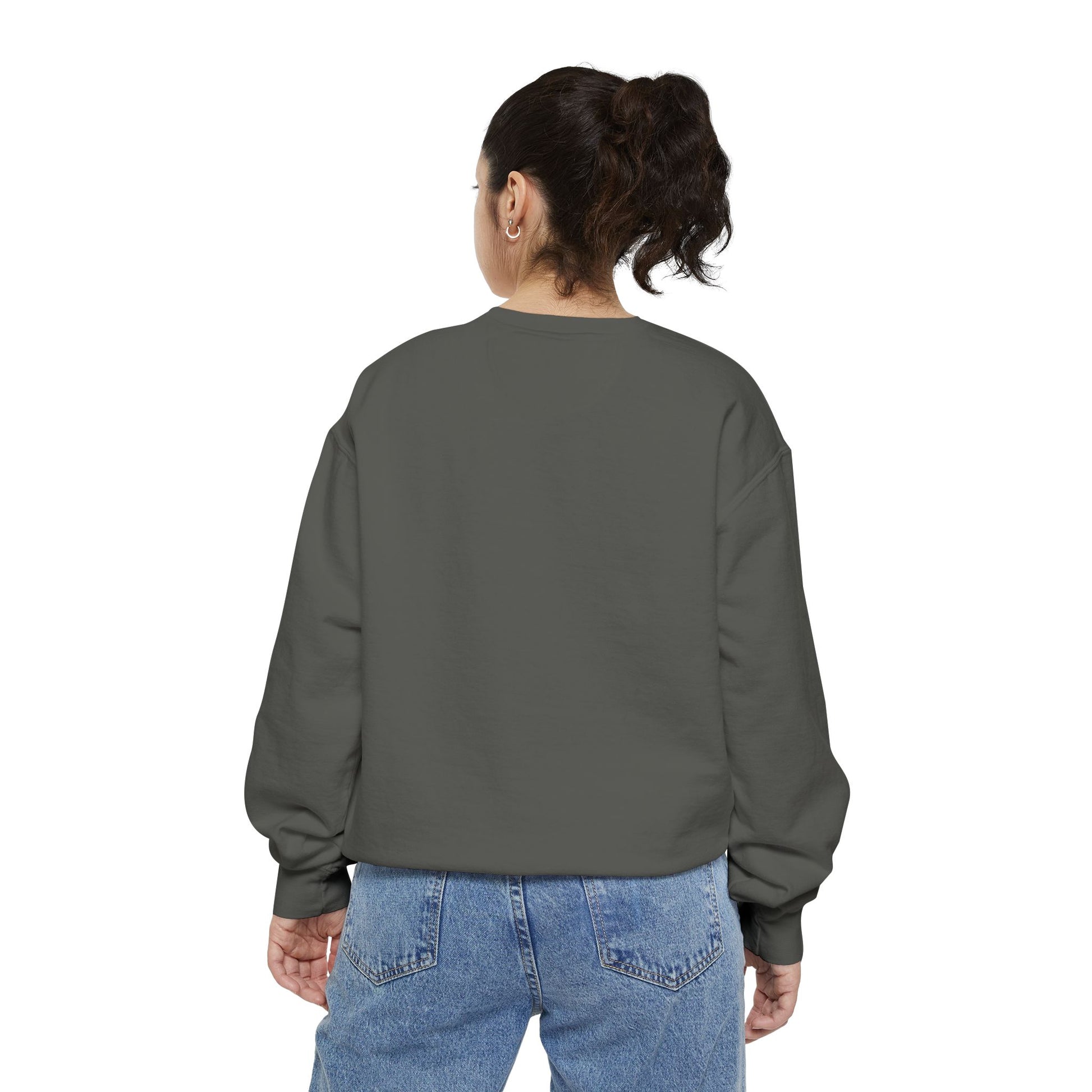 Garment-Dyed Sweatshirt - 'Blind to Reality' Statement Sweatshirt, Cozy Casual Wear, Motivational Gift, Unisex Apparel, [...]