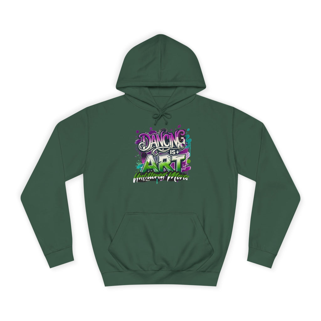 Breakdance Hoodie with Graffiti Typography - Unfiltered Moves
