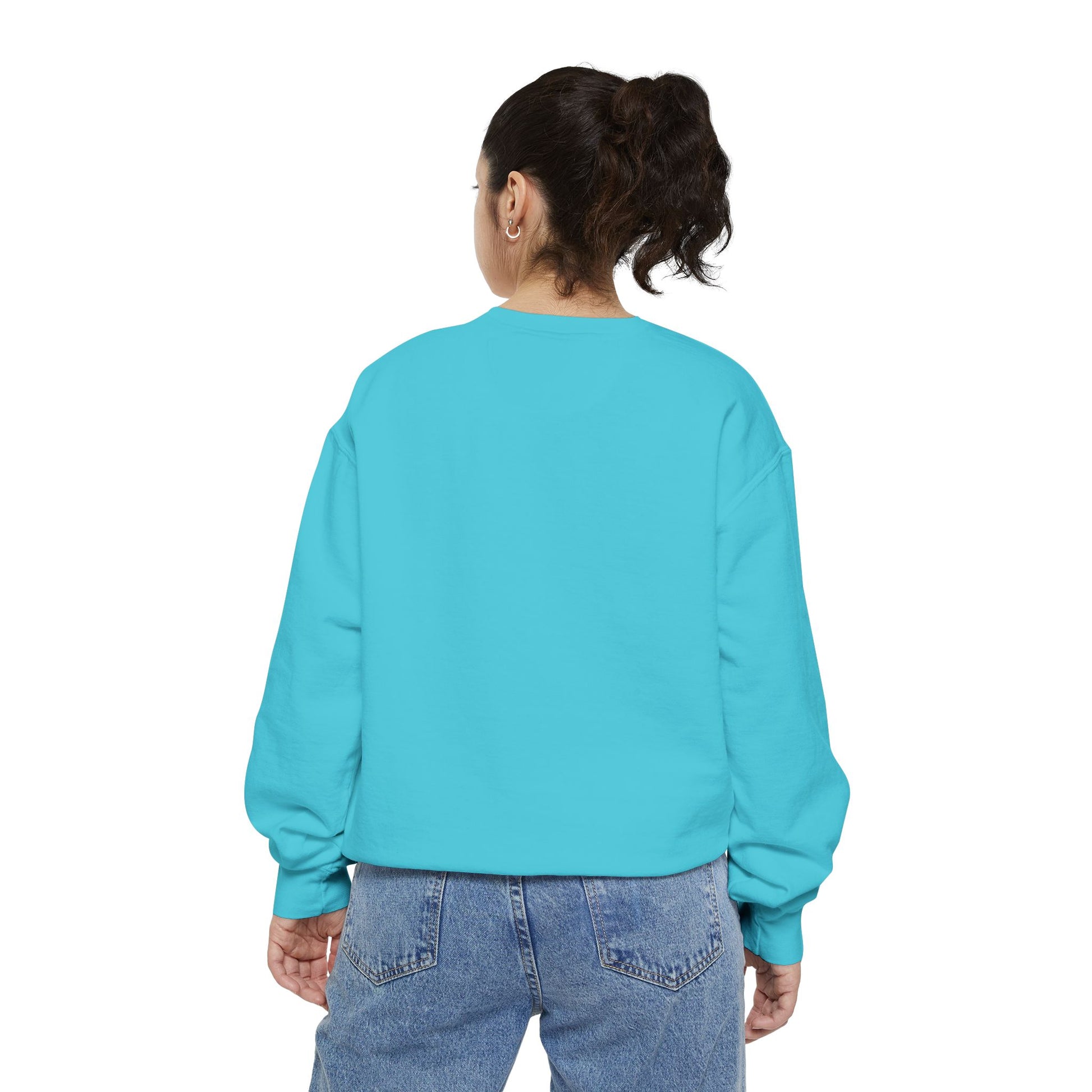 Garment-Dyed Sweatshirt - 'Blind to Reality' Statement Sweatshirt, Cozy Casual Wear, Motivational Gift, Unisex Apparel, [...]