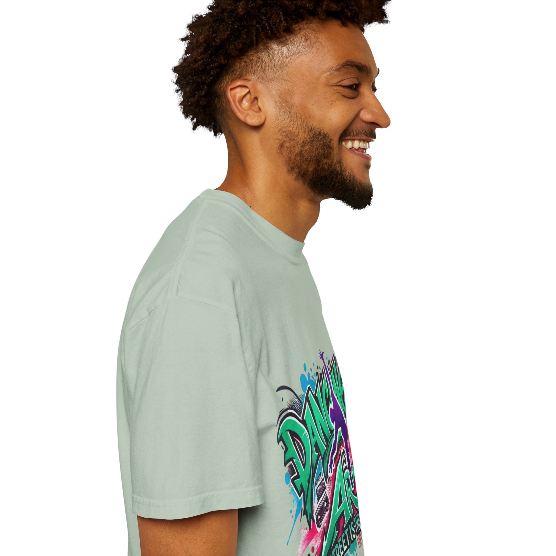 Artistic Dance T-Shirt, Urban Dance Tee, Street Art Apparel, Gift for Dancers, Graffiti Shirt, Colorful Expression Tee