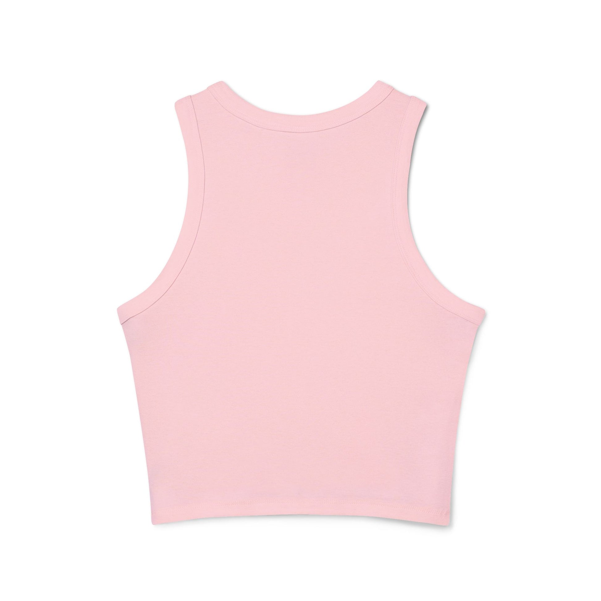Stylish Women's Micro Rib Racer Tank Top - Perfect for Summer, Casual Wear, Workout, Festivals, Clear the Fog Design