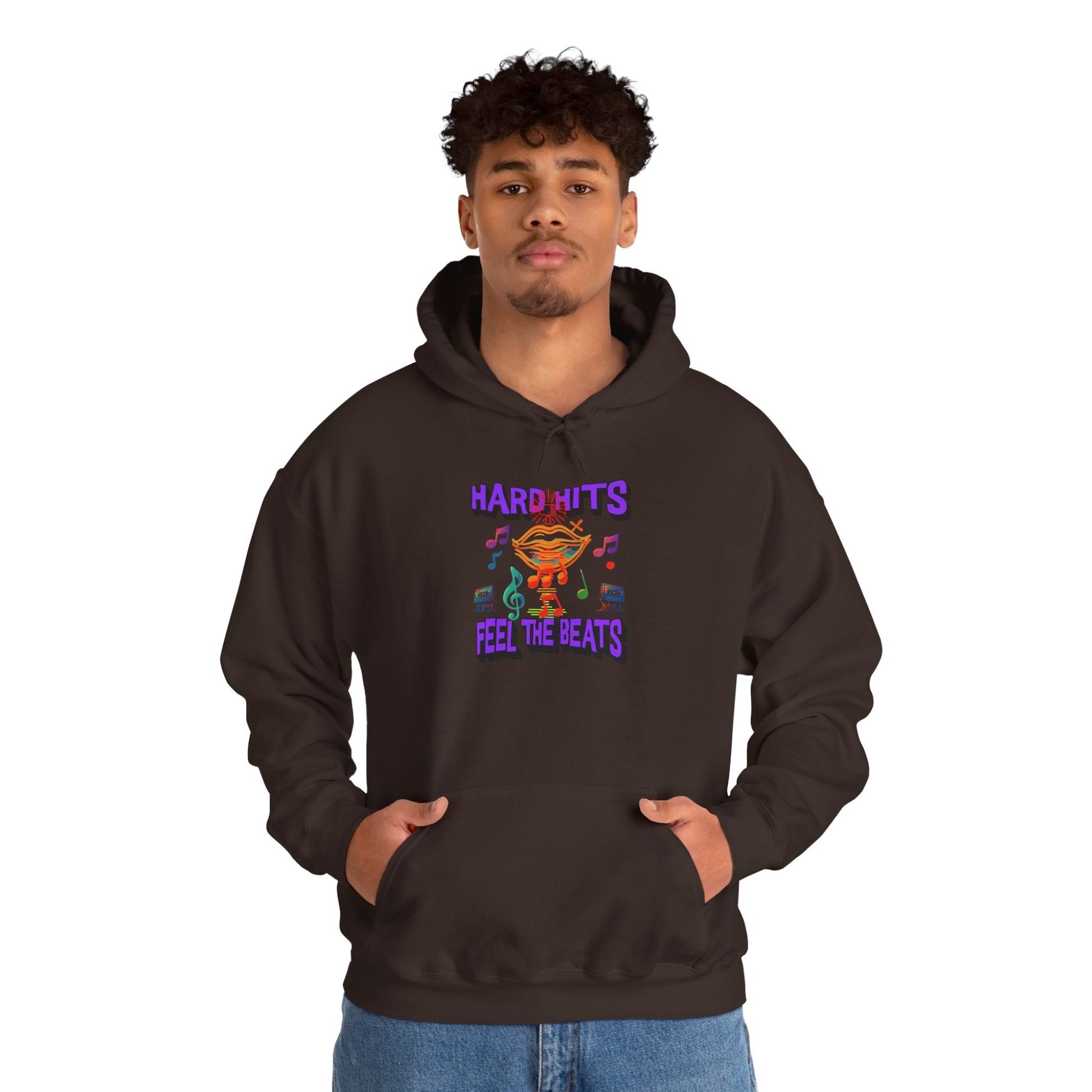 Music Vibes Hooded Sweatshirt - Feel the Beats, Unisex Hoodie, Comfortable Sweatshirt, Perfect Gift for Music Lovers, Casual Wear