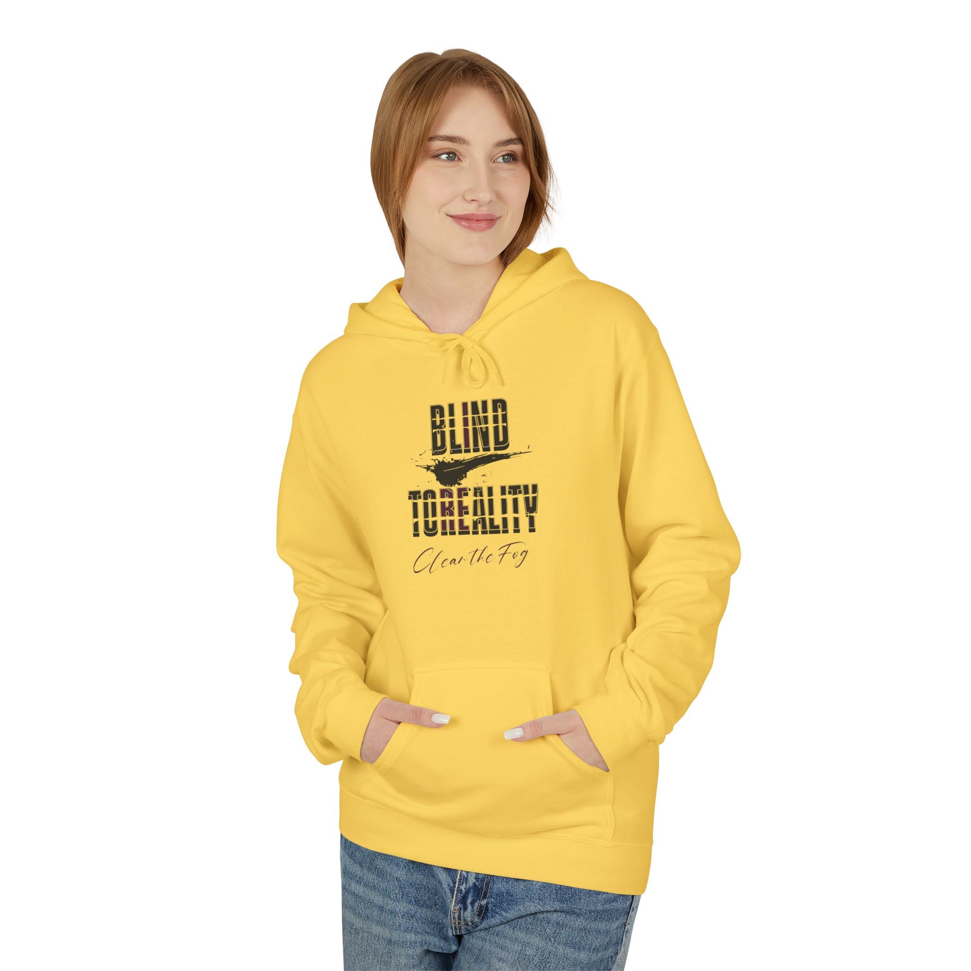 Inspirational Quote Fleece Hoodie - Cozy Unisex Sweatshirt for Motivation, Gift for Friends, Casual Wear, Perfect for Anytime