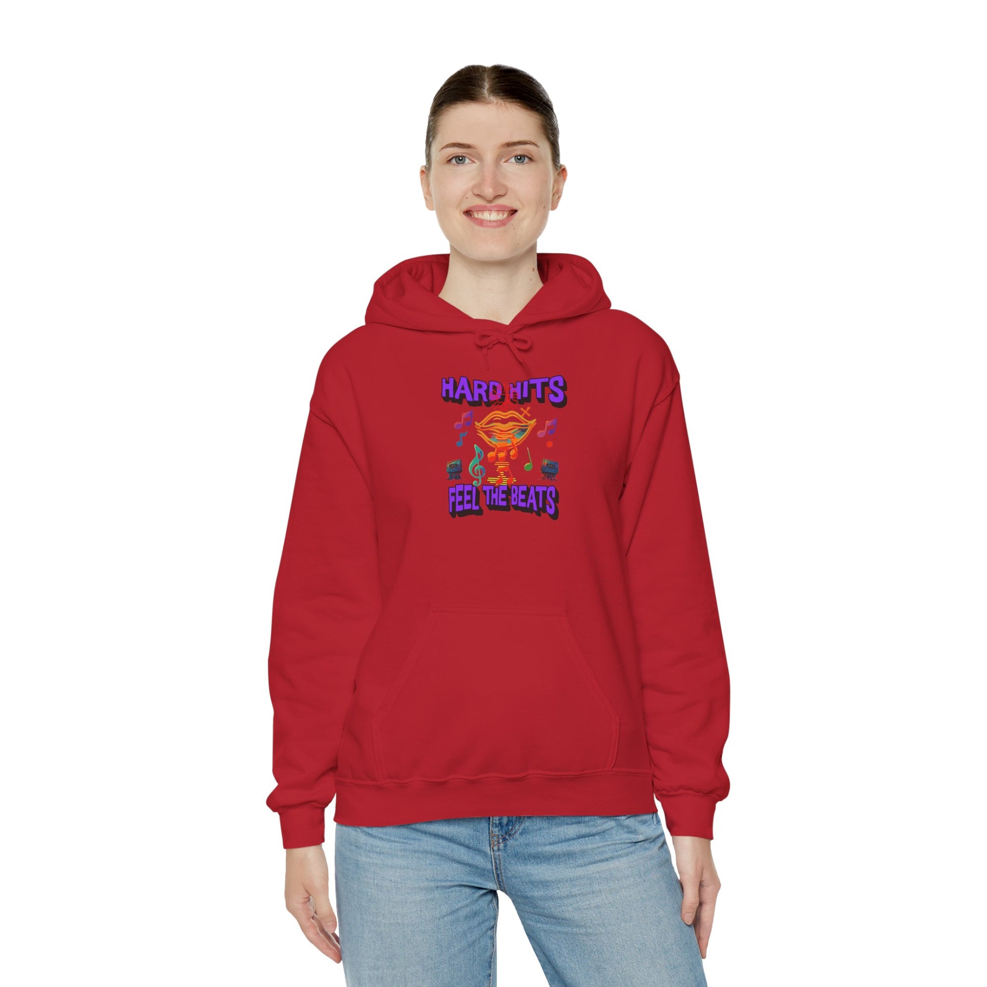 Music Vibes Hooded Sweatshirt - Feel the Beats, Unisex Hoodie, Comfortable Sweatshirt, Perfect Gift for Music Lovers, Casual Wear