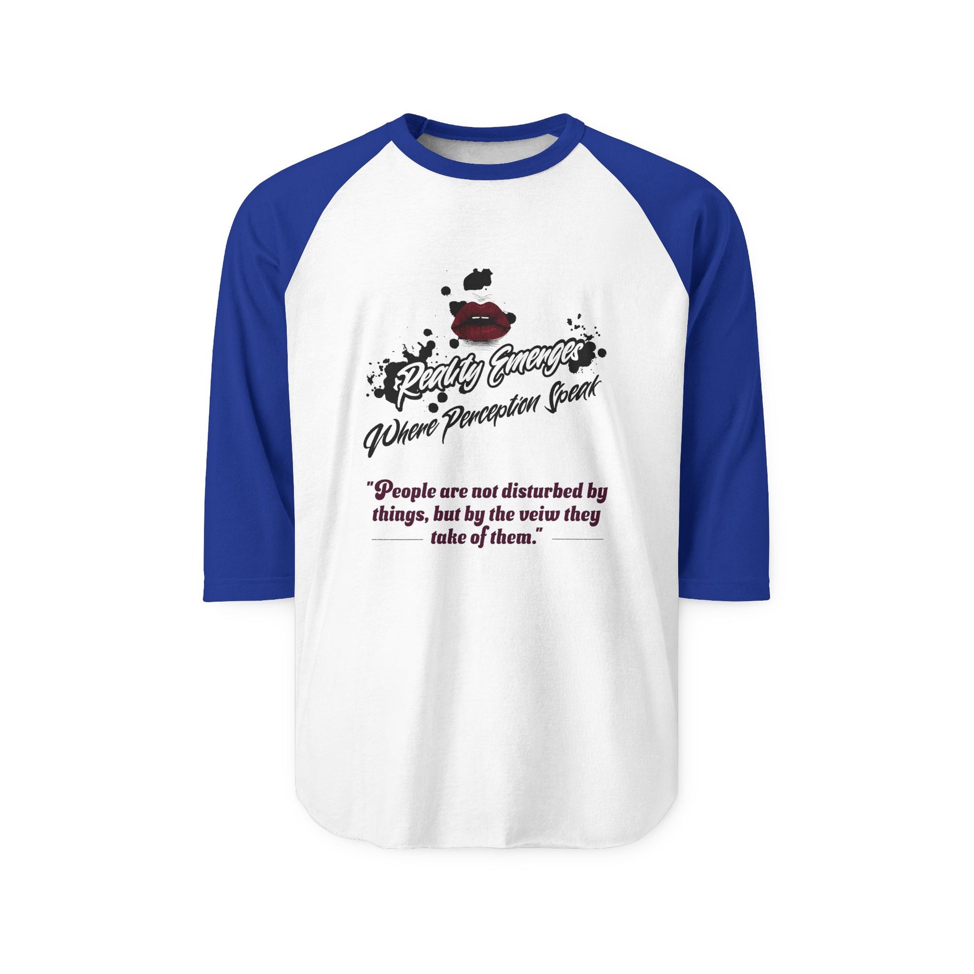 Three-Quarter Sleeve Raglan T-Shirt, Quote Tee, Motivational Shirt, Gift for Her, Unisex Casual Wear