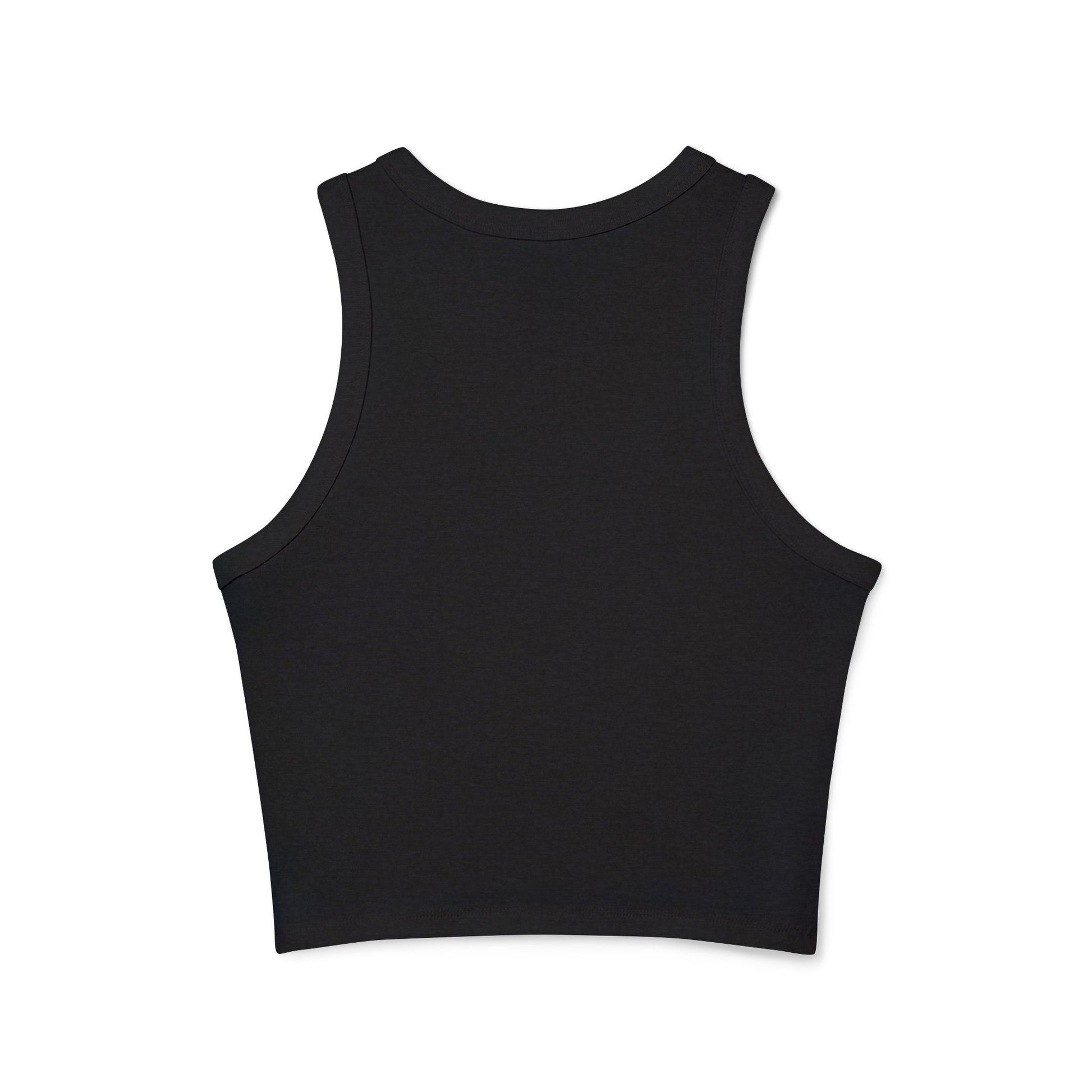Micro Rib Racer Tank Top – Chic Tank Top, Women's Summer Top, Casual Chic Wear, Gift for Her, Inspirational Clothing, Everyday Style