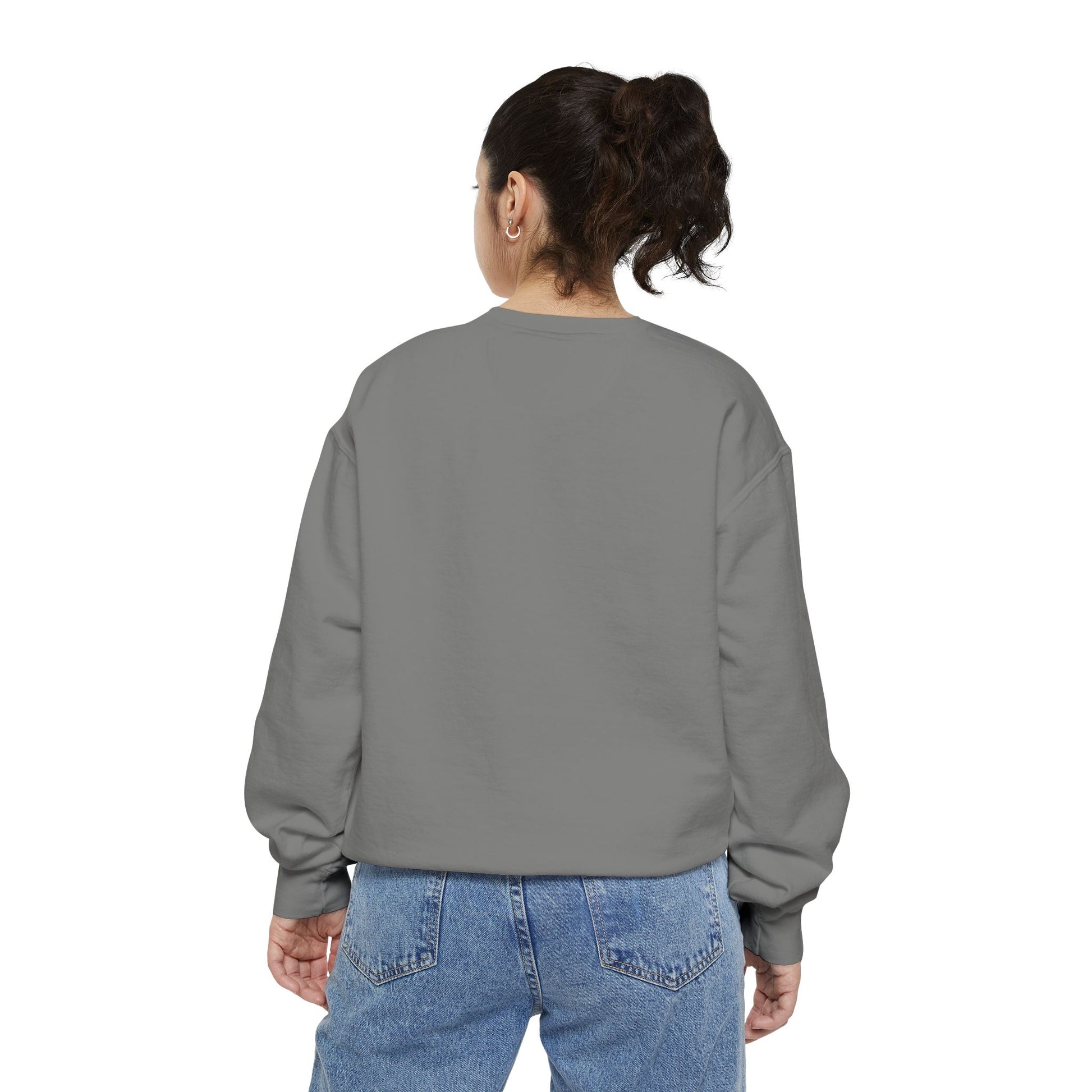 Garment-Dyed Sweatshirt - 'Blind to Reality' Statement Sweatshirt, Cozy Casual Wear, Motivational Gift, Unisex Apparel, [...]
