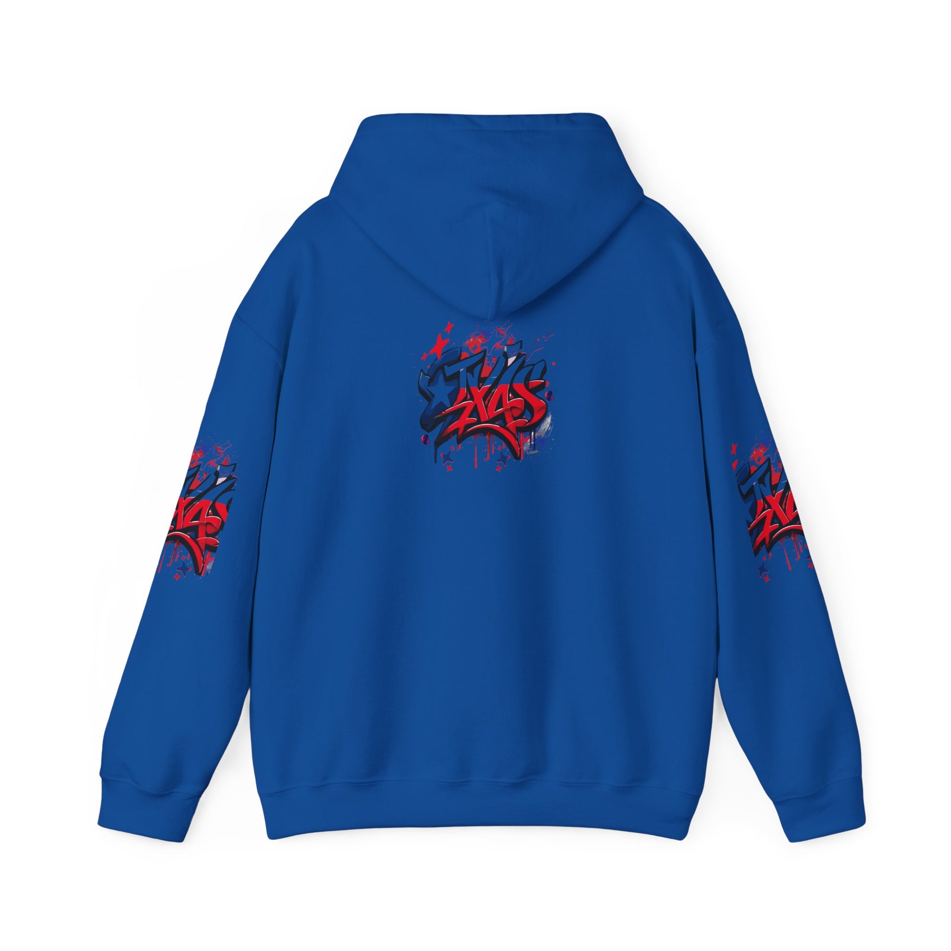 Patriotic Graffiti Hoodie, Cozy Sweatshirt for Casual Wear, Perfect Gift for July 4th, Stylish Streetwear, Unisex Fashion