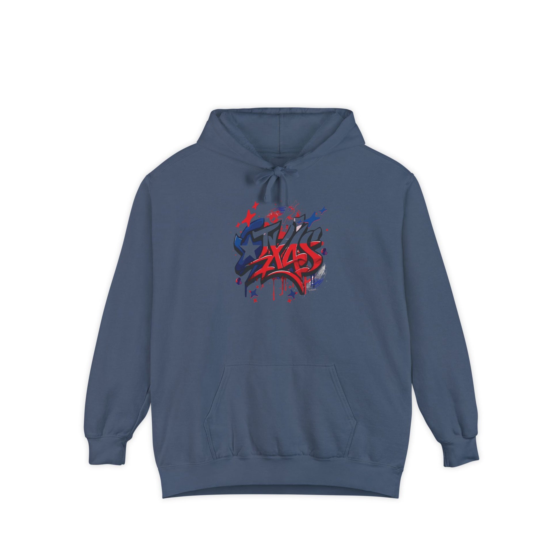 Fourth of July, Street Style Patriotic Graffiti Hoodie – Casual Unisex Sweatshirt for Celebration, Everyday Wear, Gift Idea, Summer BBQ, Fourth of July, Street Style