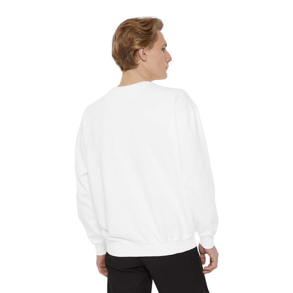 Layer up. Speak loud. Be seen in this Garment-Dyed Sweatshirt: Dancing is Art Unfiltered Moves