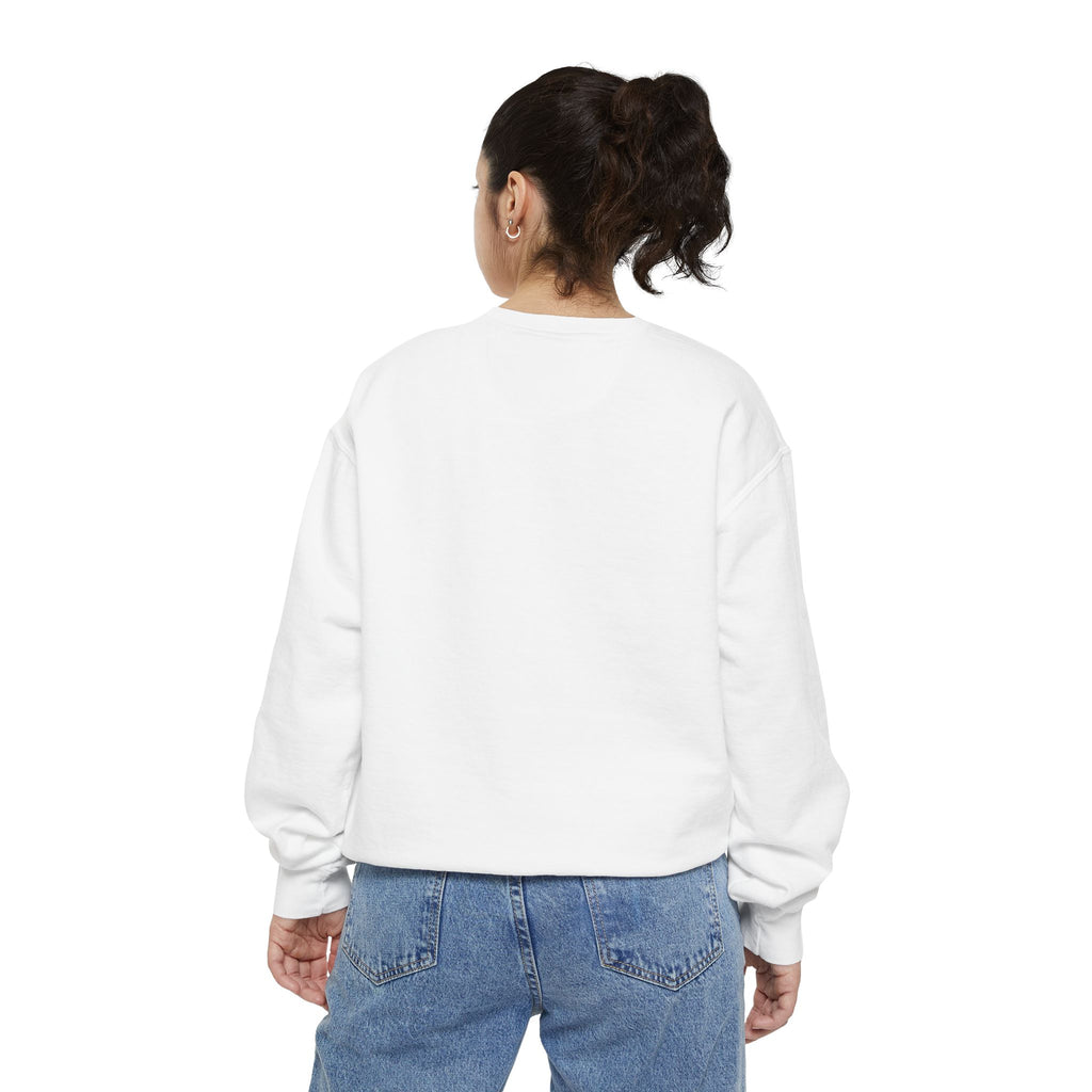 Layer up. Speak loud. Be seen in this Garment-Dyed Sweatshirt: Dancing is Art Unfiltered Moves
