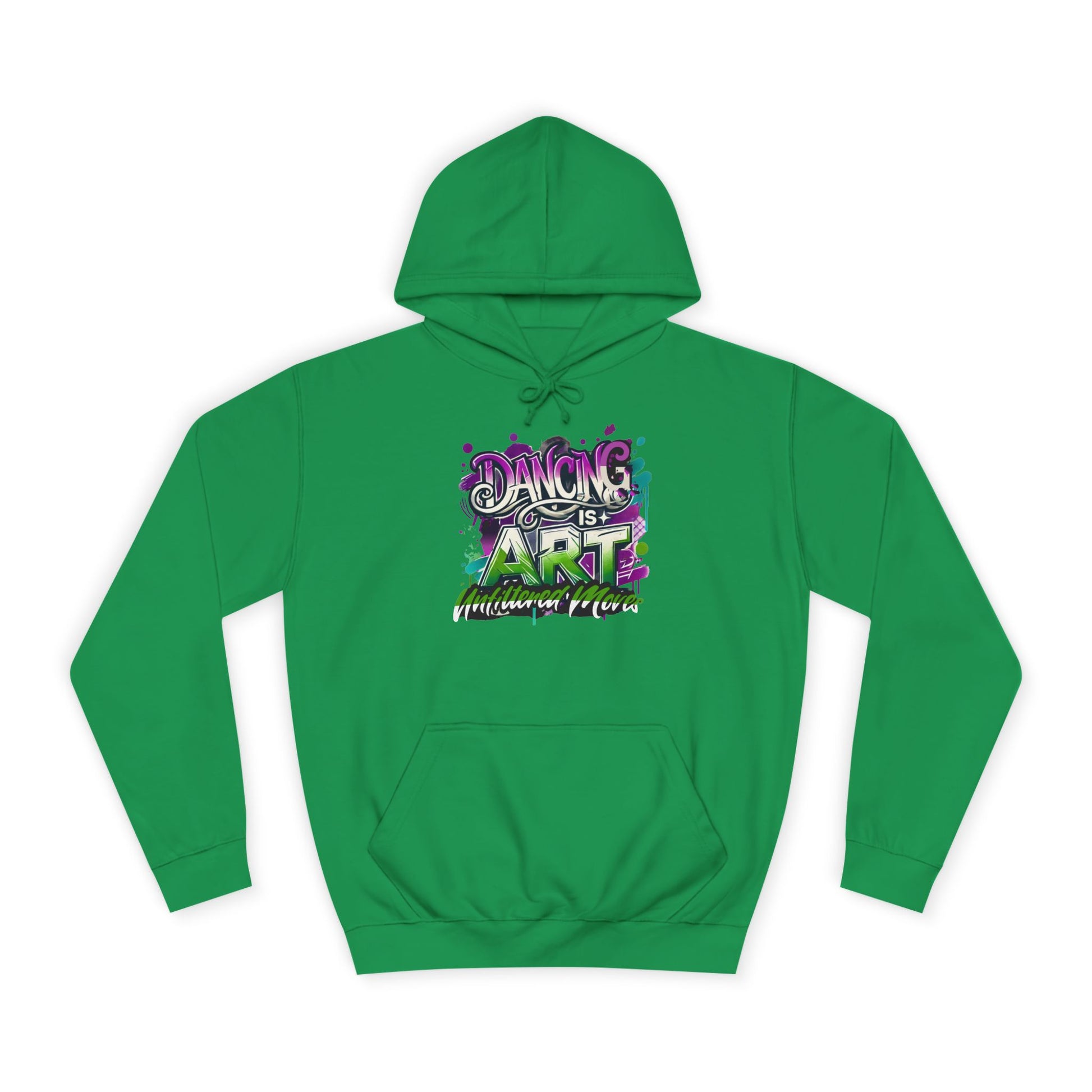 Breakdance Hoodie with Graffiti Typography - Unfiltered Moves
