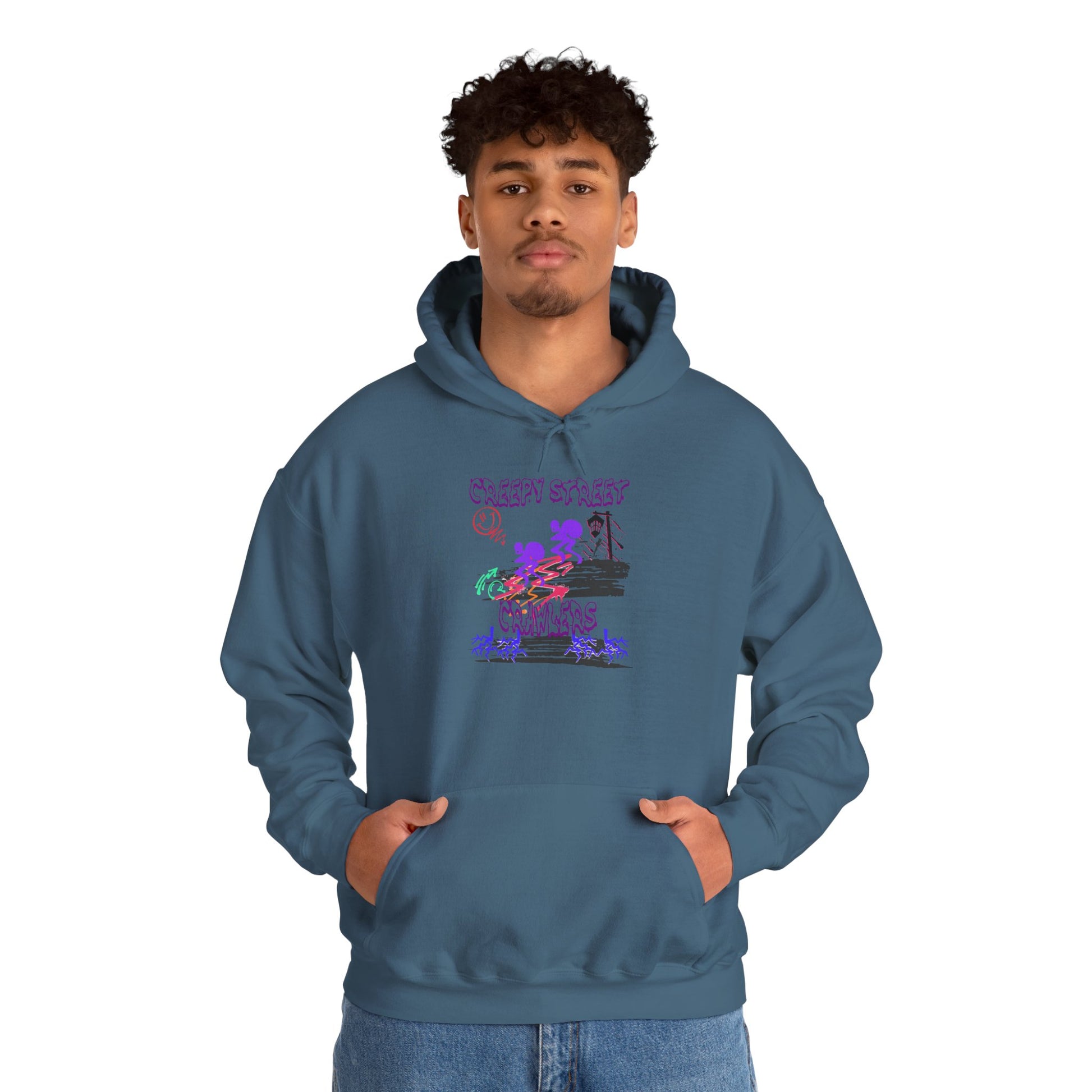 Vibrant Floral Graphic Hoodie, Cozy Unisex Sweatshirt for Everyday Wear, Gift for Friends, Spring Fashion, Relaxed Style