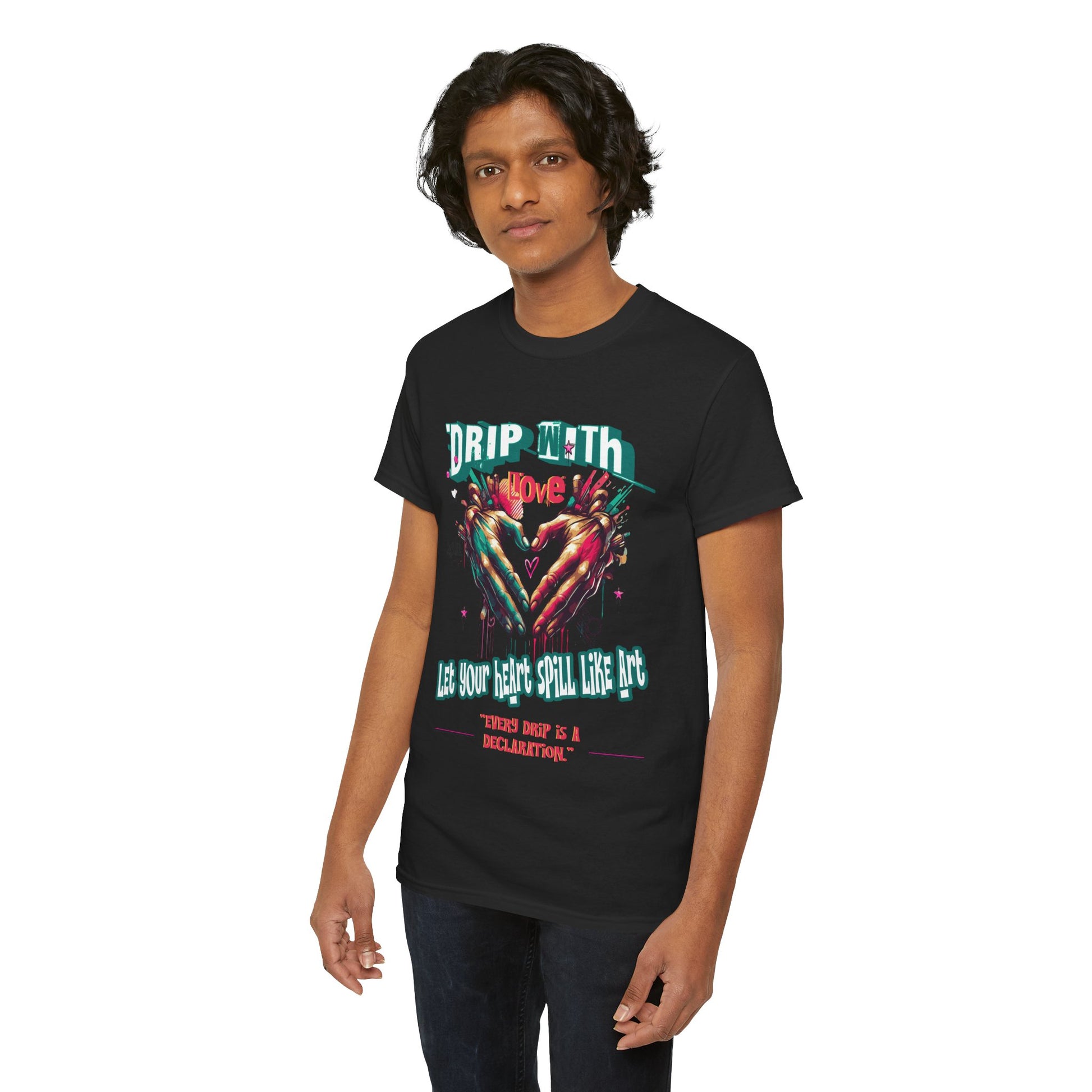 Graphic Tee: DRIP WITH Love Streetwear Design
