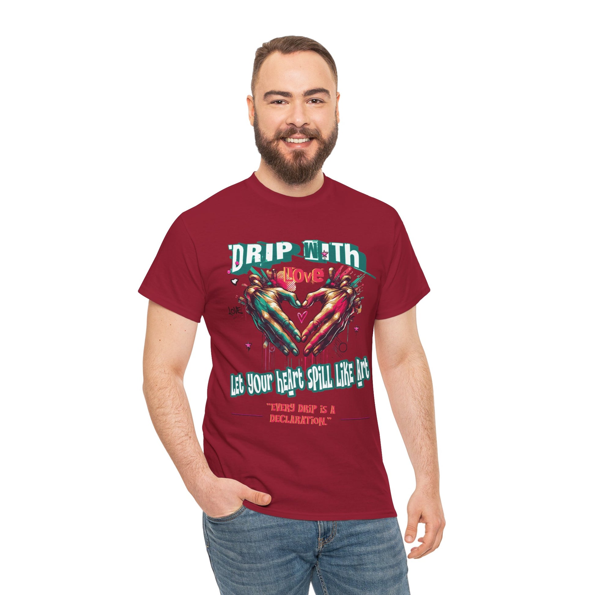 Graphic Tee: DRIP WITH Love Streetwear Design