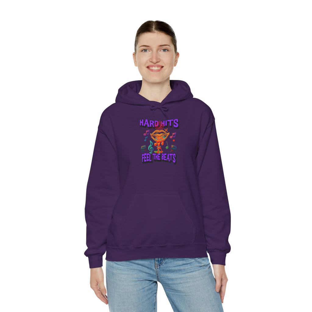 Music Vibes Hooded Sweatshirt - Feel the Beats, Unisex Hoodie, Comfortable Sweatshirt, Perfect Gift for Music Lovers, Casual Wear