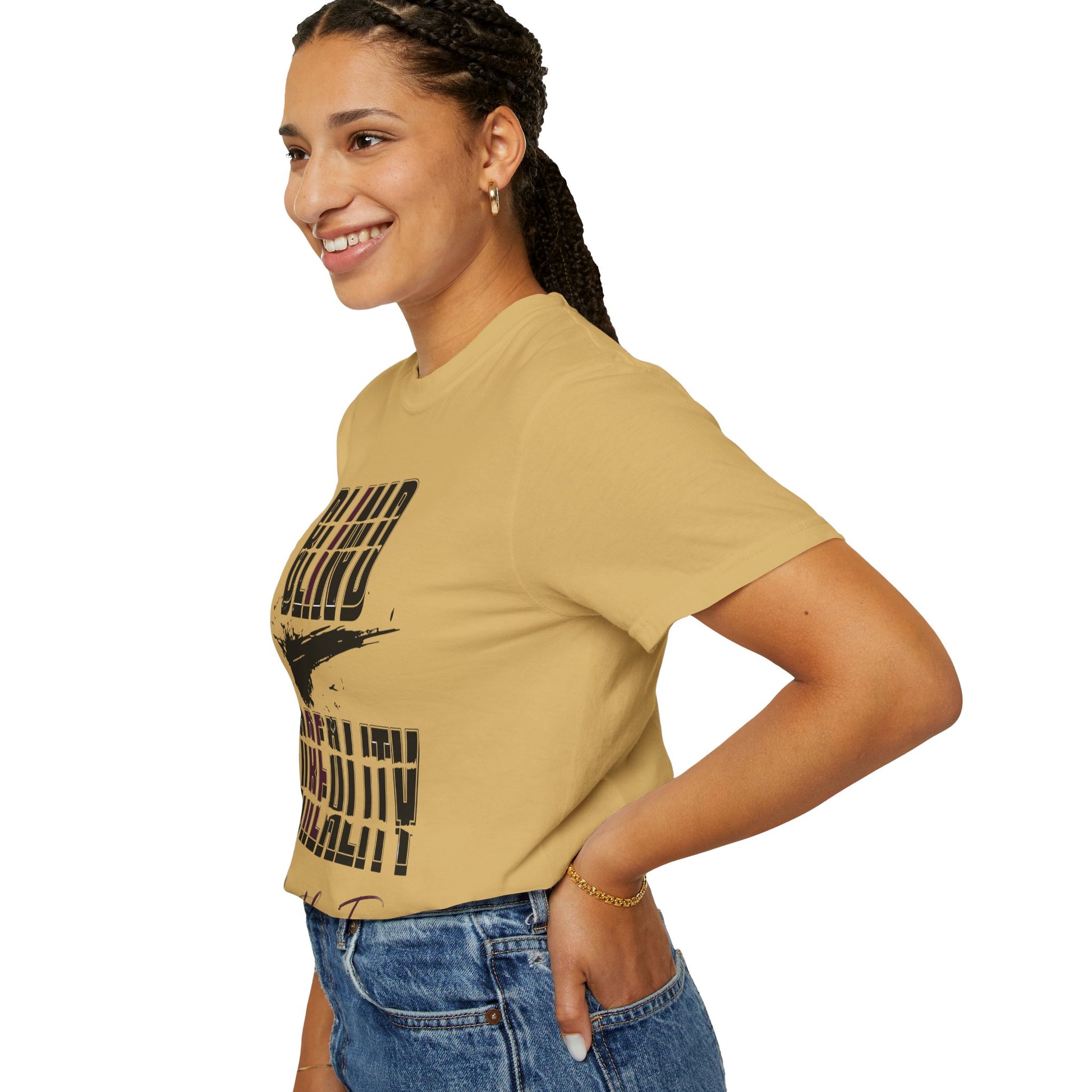 Unisex Garment-Dyed T-shirt with 'Blind to Reality - Clear the Fog' Design, Casual Wear, Gift for Dreamers, Inspirational Tee, [...]