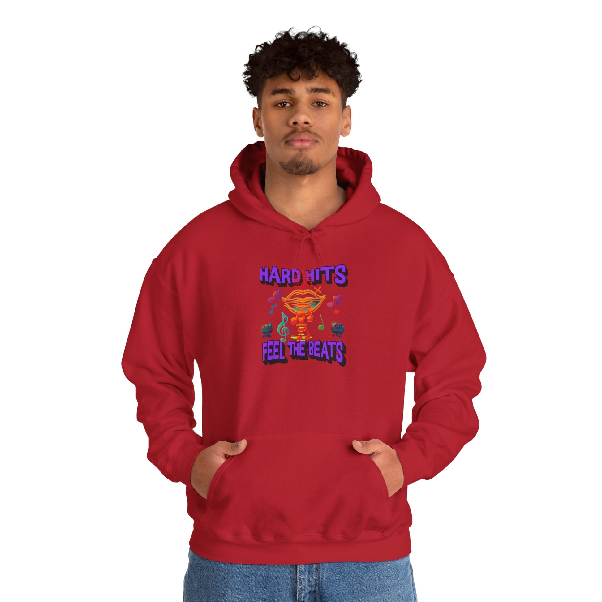 Music Vibes Hooded Sweatshirt - Feel the Beats, Unisex Hoodie, Comfortable Sweatshirt, Perfect Gift for Music Lovers, Casual Wear